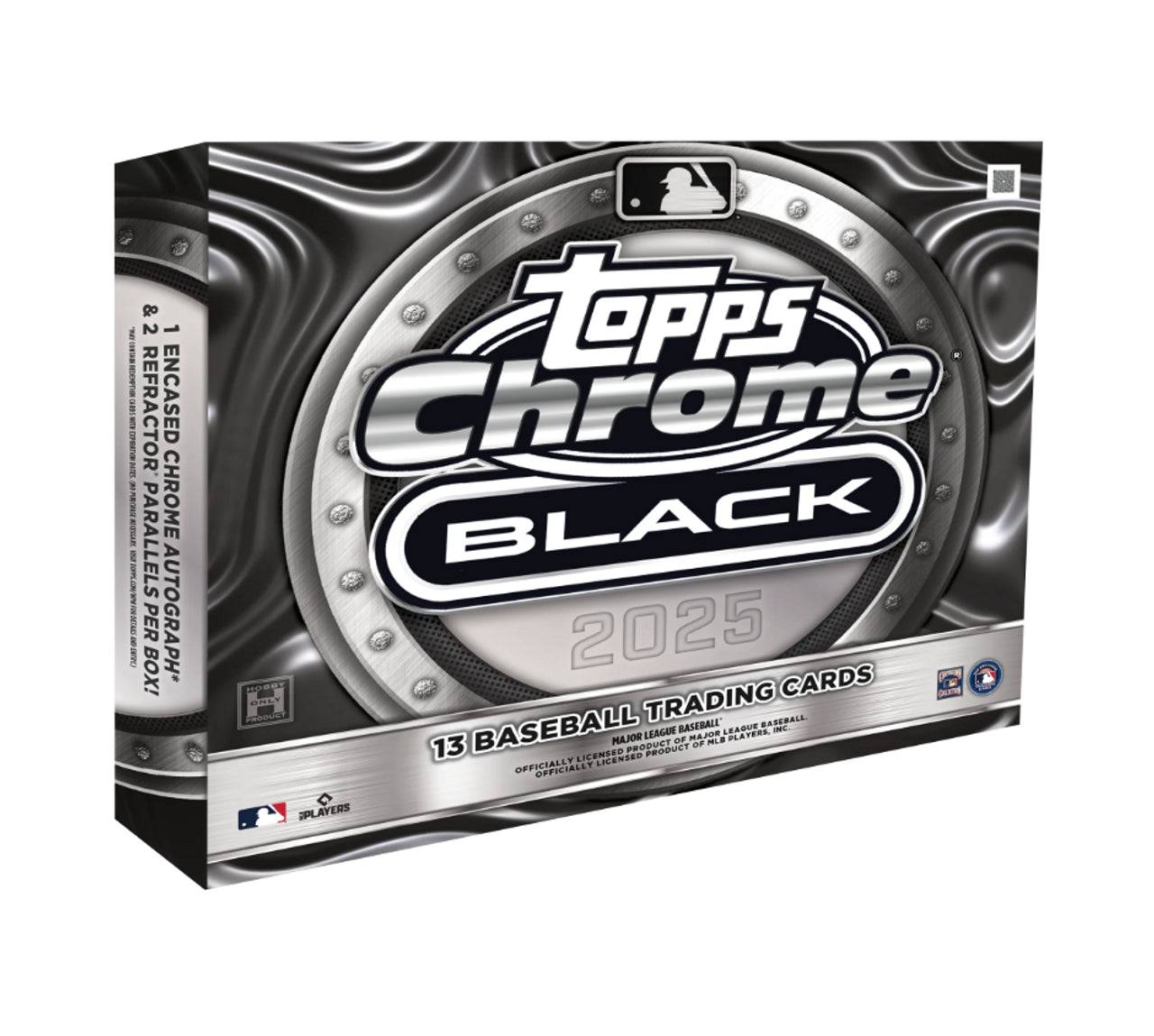 2025 Topps Chrome Black Baseball Hobby Box - Premium Baseball Trading Cards Collection for Collectors & Enthusiasts | Perfect for Sports Memorabilia Displays & Investment