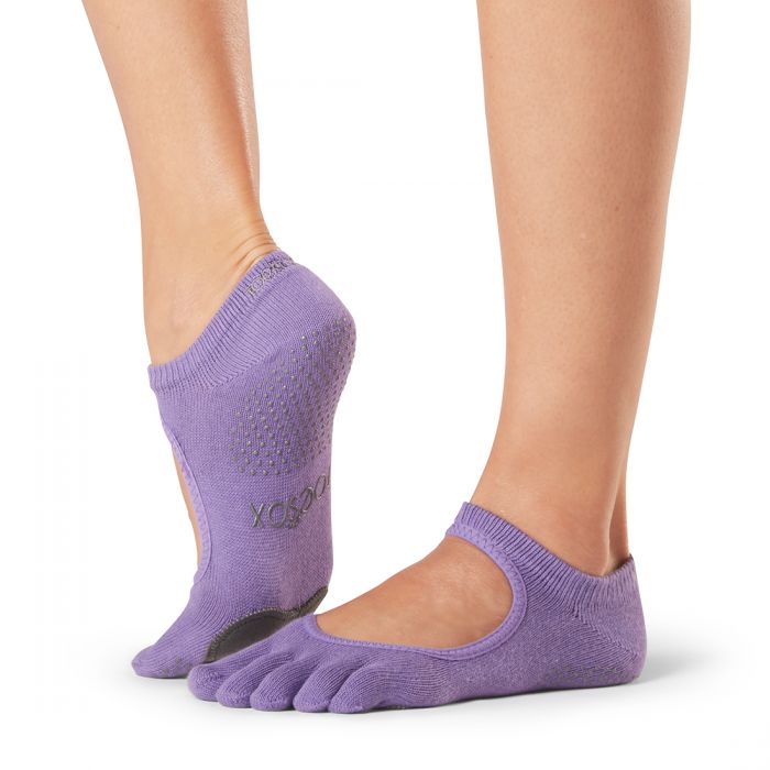 ToeSox Plie Dance Socks for Ballet, Yoga & Pilates - Non-Slip Grip, Breathable & Comfortable for Dance Classes, Workouts & Performance