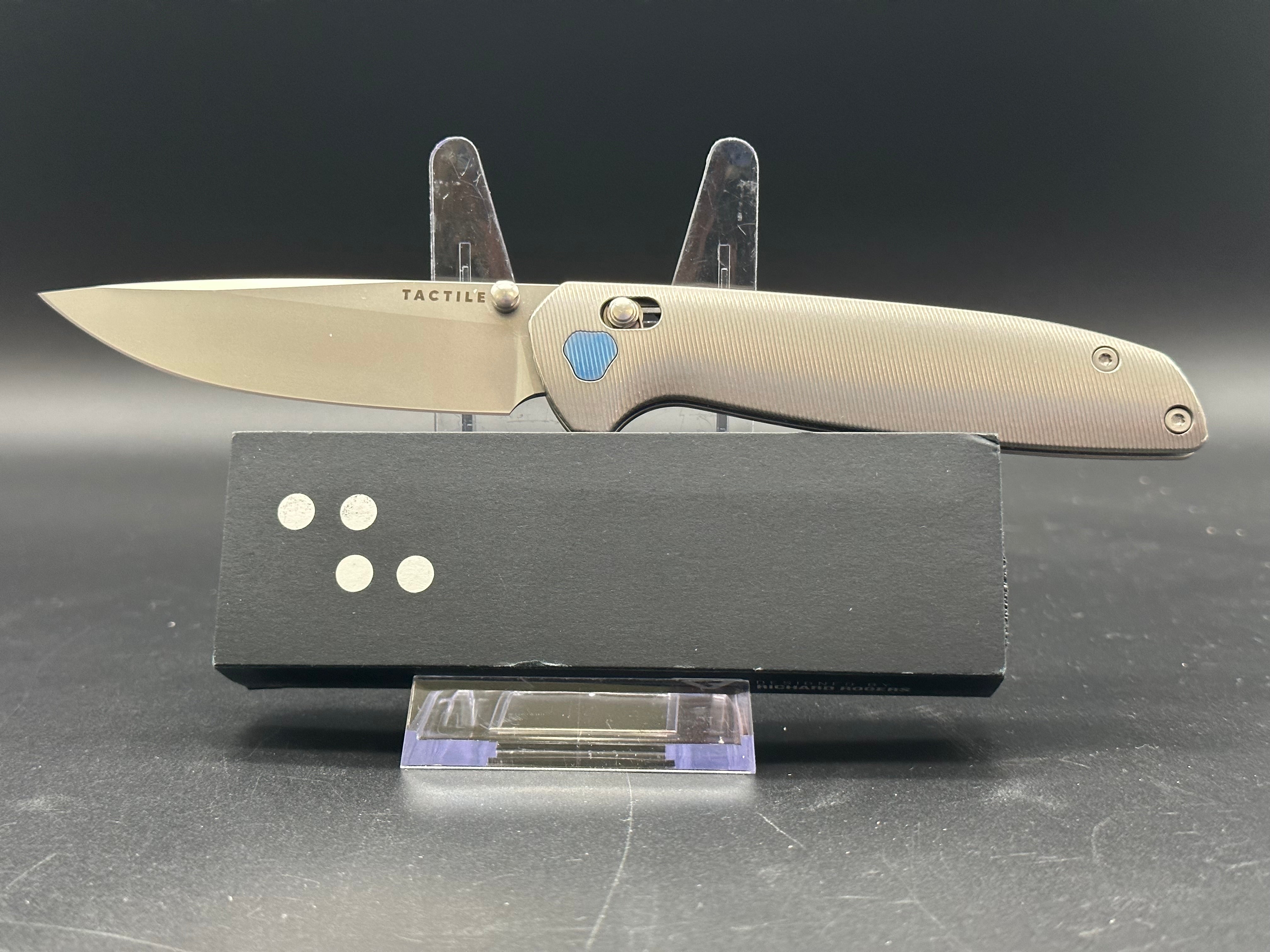 Tactical Knife Company Maverick Titanium Folding Pocket Knife - EDC, Outdoor Survival, Camping & Hiking Gear