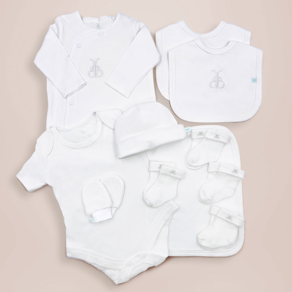 Luxury White Rose Baby Clothes Bouquet for Christmas - Perfect Newborn Gift & Holiday Decoration