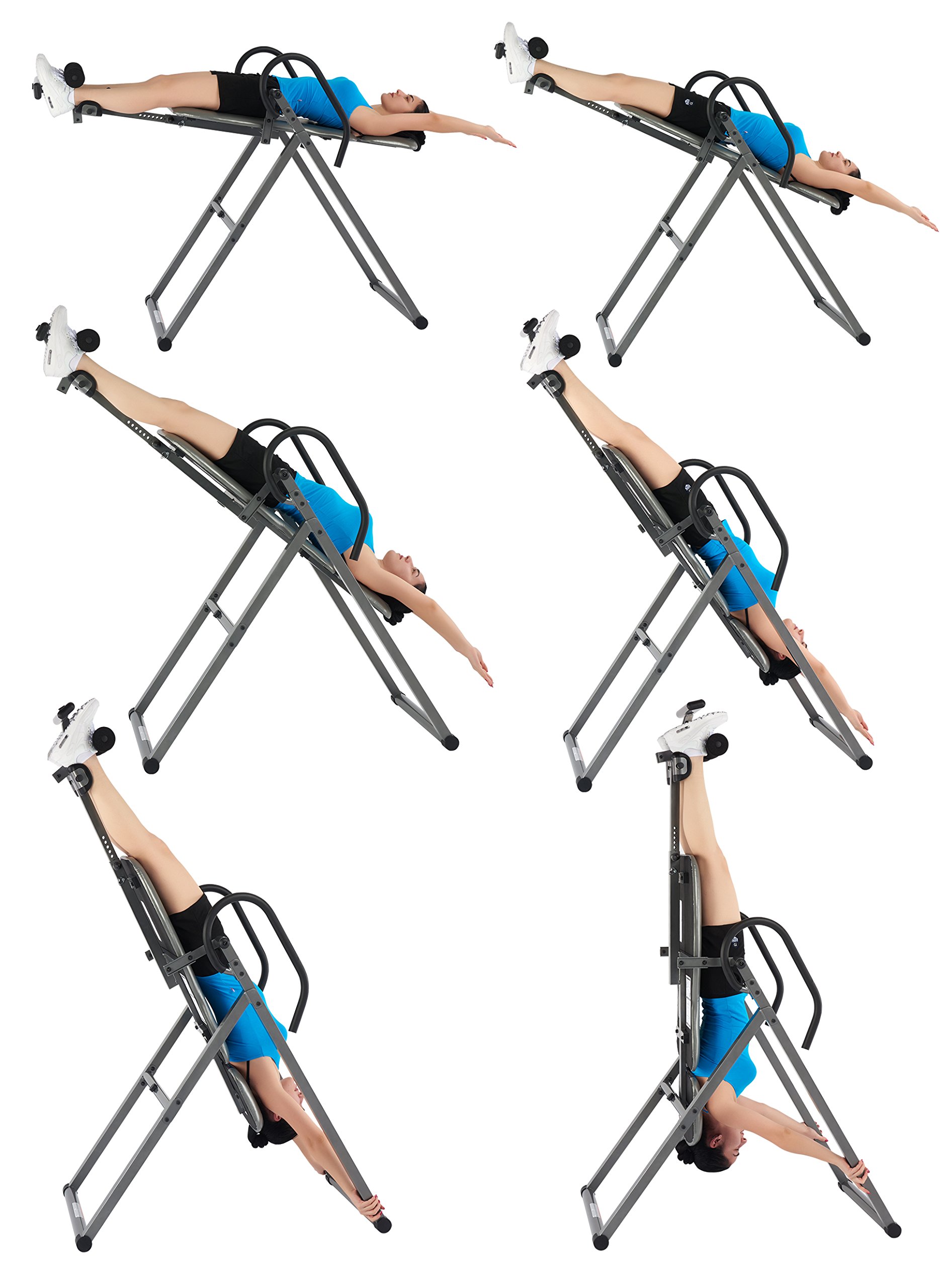 Innova Advanced Heat and Massage Inversion Table for Back Pain Relief - Therapeutic Home Fitness Equipment for Spinal Decompression and Muscle Relaxation - Perfect for Home Gym, Physical Therapy, and Stress Relief