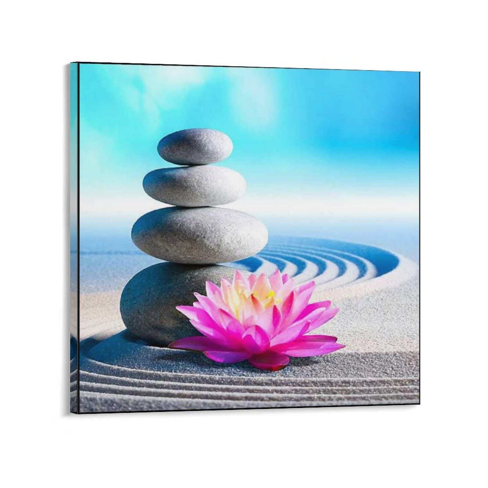 Custom Aesthetic Posters for Room Decor - Abstract Zen Sandstone Canvas Wall Art for Bedroom & Living Room | Perfect for Home, Office & Gift Giving