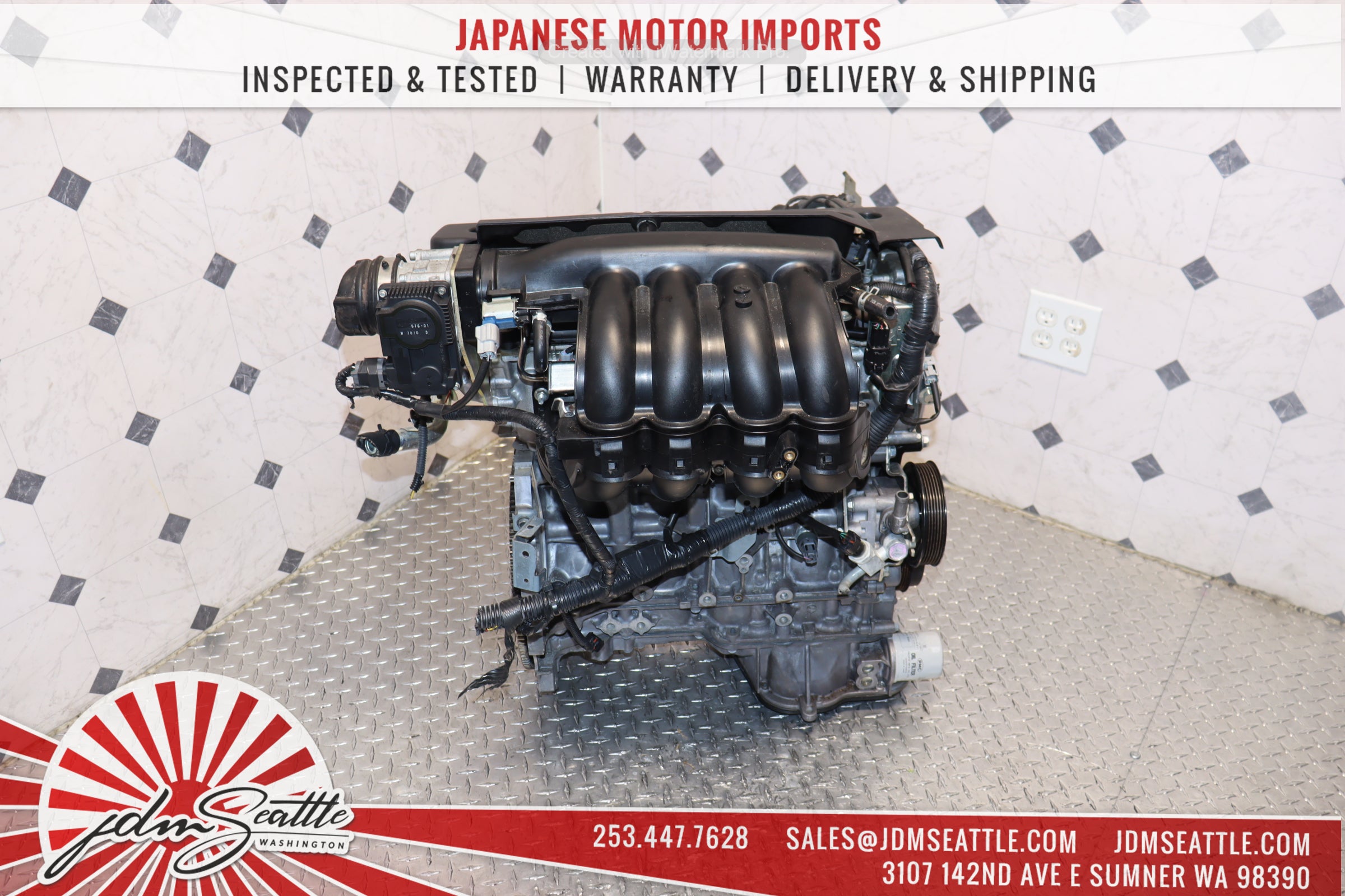 JDM QR25DE 2.5L DOHC Engine for 2002-2006 Nissan Altima & Sentra - High Performance Replacement Motor - Perfect for Engine Swap & Car Restoration Projects