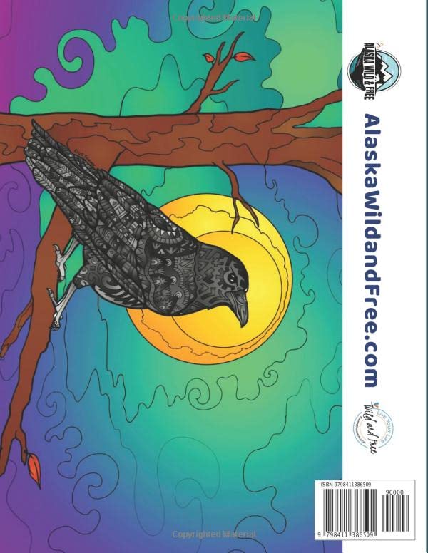 Alaska Birds Coloring Book for Adults & Kids - Wildlife Adventure & Nature Exploration Activity - Perfect for Travel, Relaxation & Education
