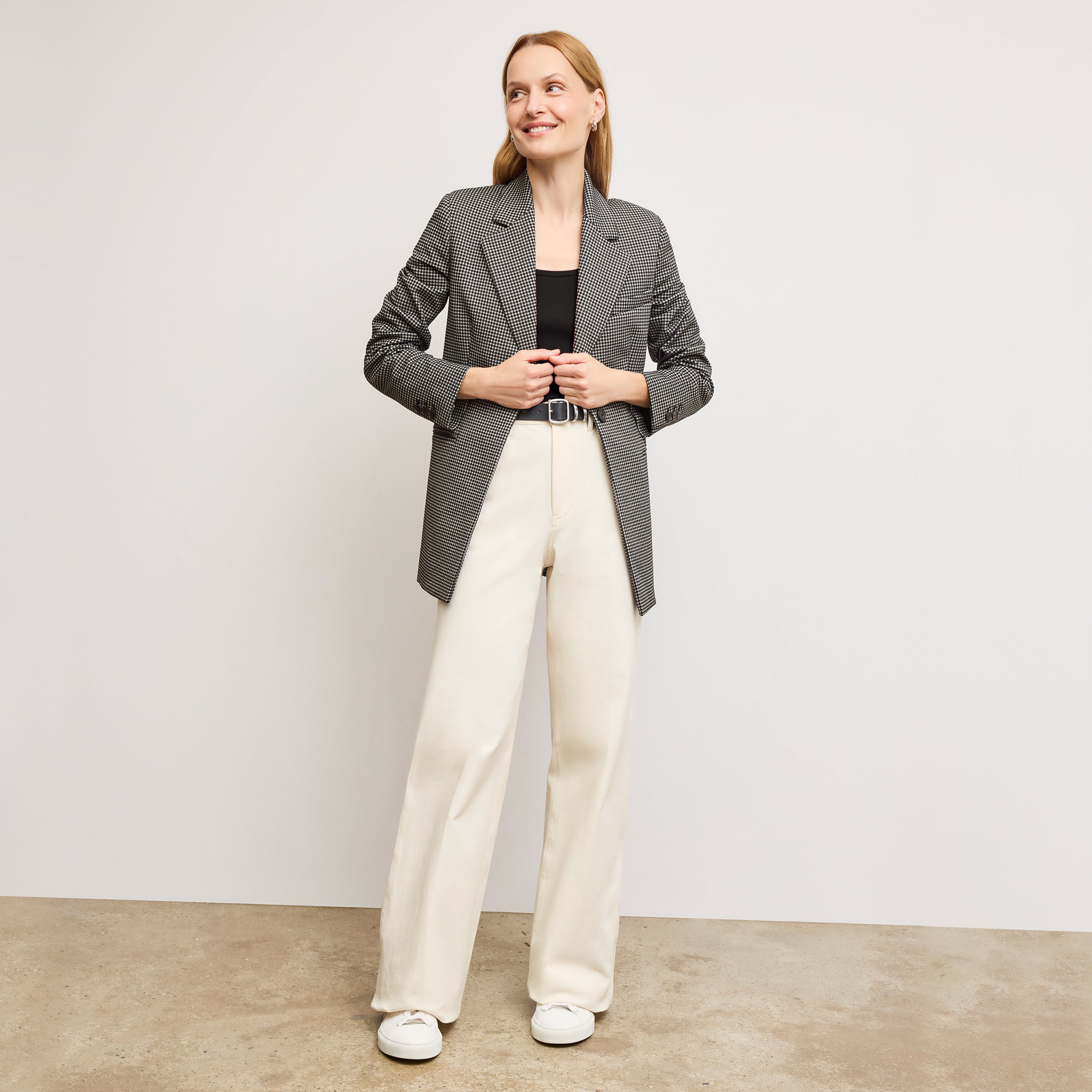 Milo Wide Leg Jeans for Women - Eco-Friendly Better Than Denim Stretch Pants in Bright Ivory | Casual Chic Outfit for Streetwear & Everyday Comfort