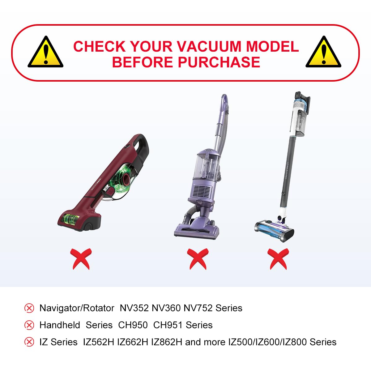LANMU Crevice Tool for Shark IX141 IZ363HT IZ362H Cordless Pet Stick Vacuum - D-Shape Vacuum Cleaner Attachment | Perfect for Pet Hair, Tight Spaces & Home Cleaning