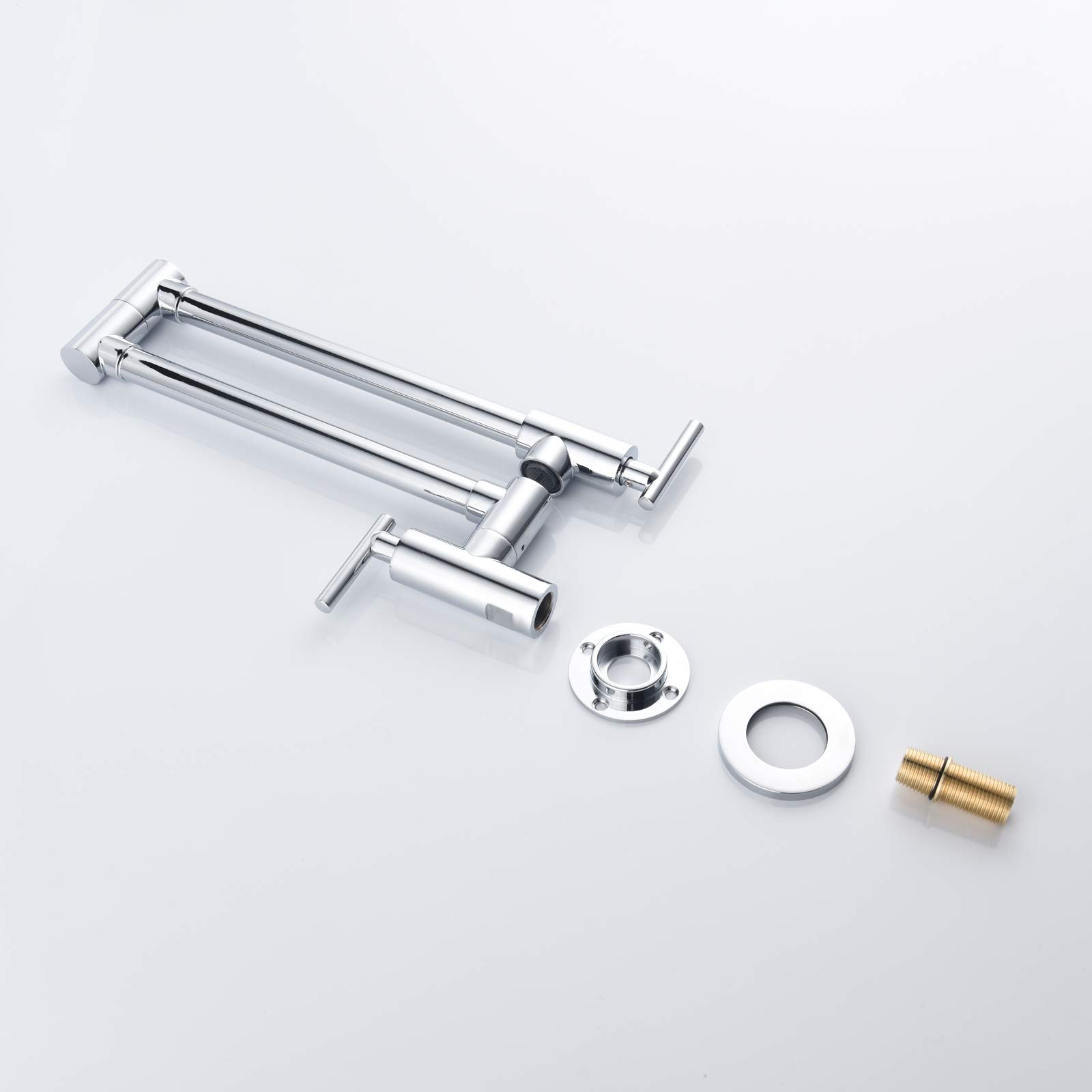 Wall Mounted Brass Pot Filler Faucet - 1/2