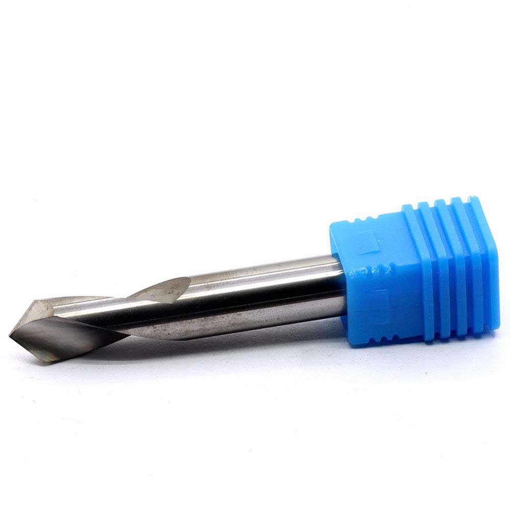 90 Degree Tungsten Carbide Spot Drill 4MM - High Precision CNC Machining Tool for Metal Hole Chamfering | Perfect for Milling, Drilling & Countersinking Operations