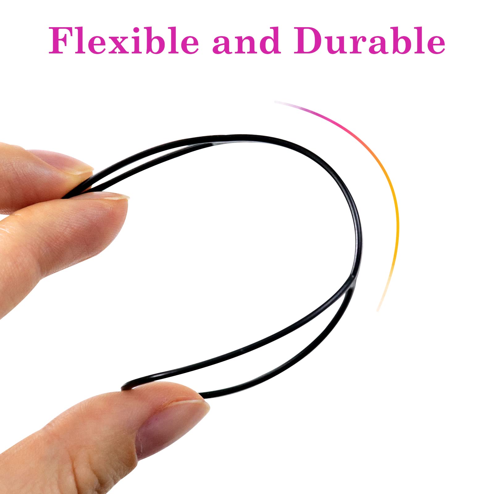 Sularpek Hair Looping Tool Set - 2 Pack Durable French Braid Tail Tool for Women & Girls - Perfect for Styling Ponytails, Braids & Updos - Black (Ideal for Parties, Weddings & Everyday Hairstyles)