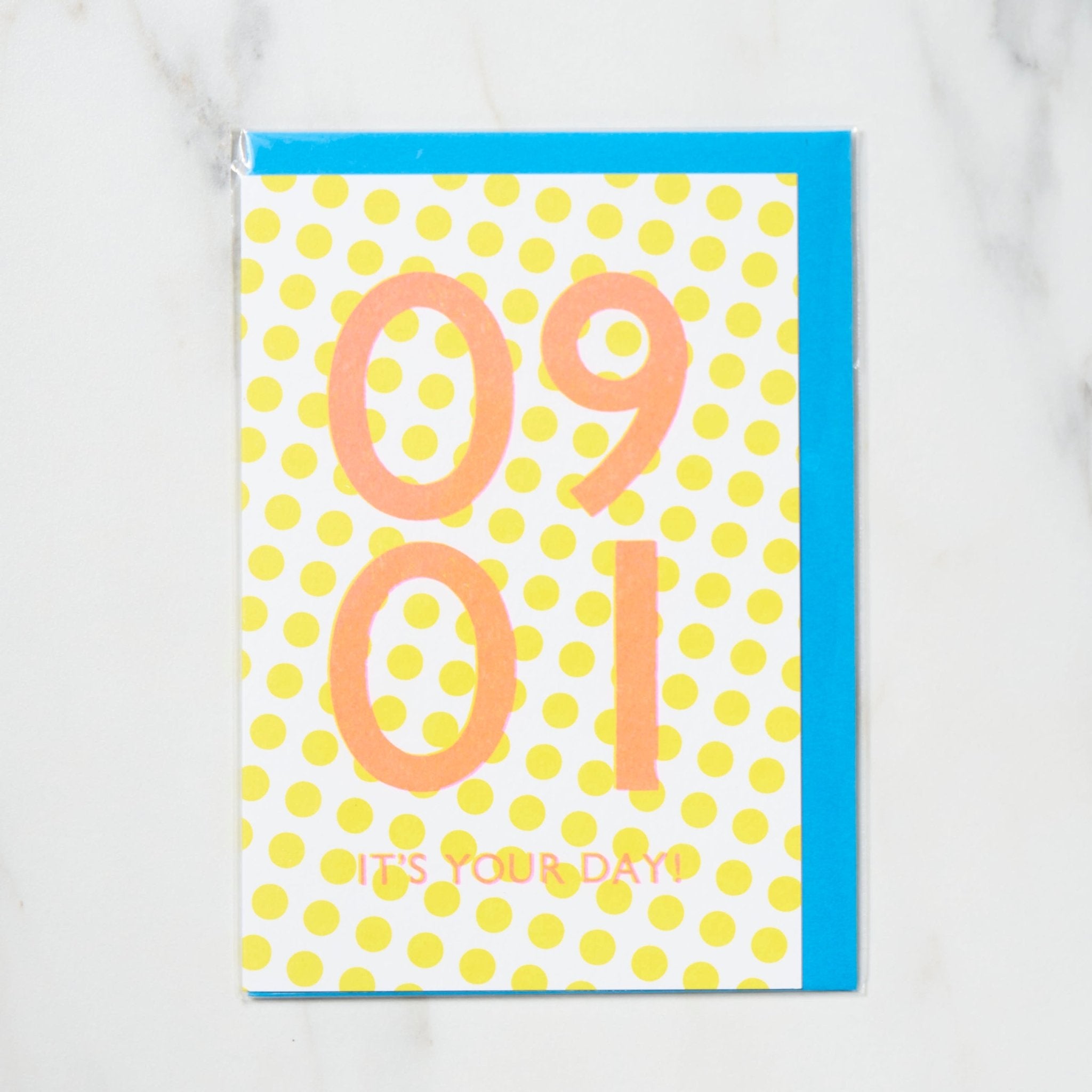 365 Find Your Day Card - September Letterpress Letters | Unique Greeting Cards for Birthdays, Anniversaries & Special Occasions