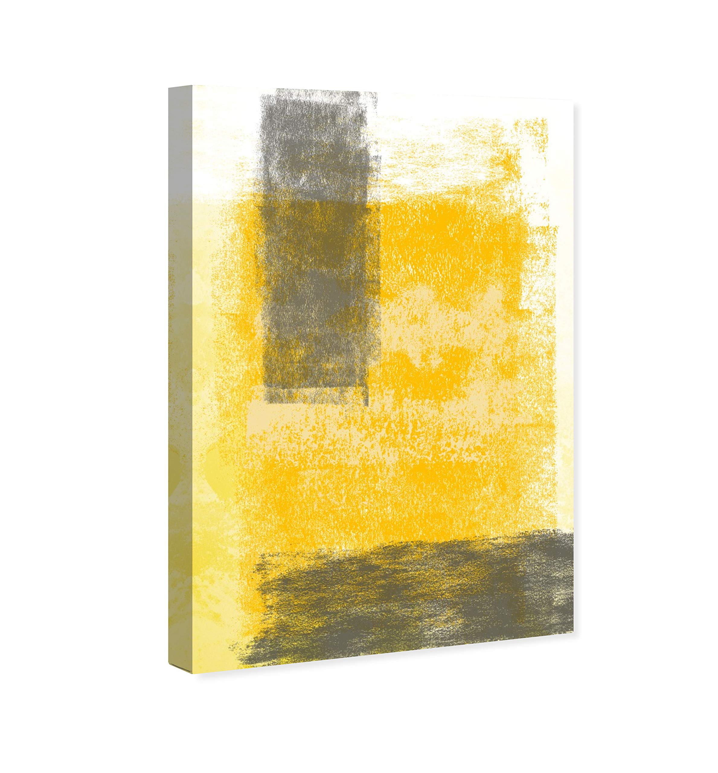 Abstract Wall Art Canvas Print 'Evolving Present' - 36