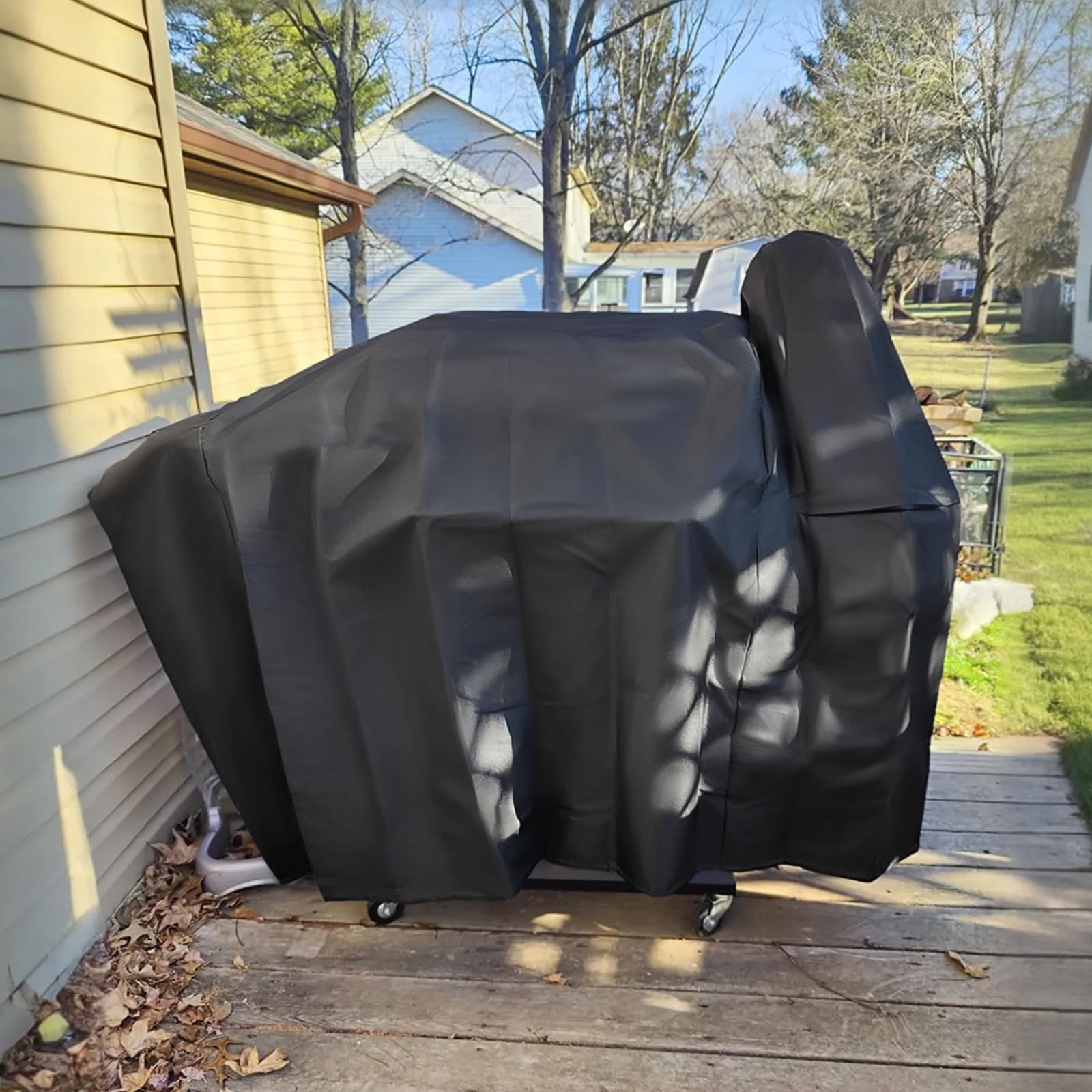 Pit Boss Austin XL Grill Cover - Heavy Duty Waterproof Wood Pellet Smoker Cover for Pitboss 1000, 1100 Pro, 1150 & Rancher XL - All Weather Protection BBQ Accessories for Outdoor Cooking & Backyard Grilling