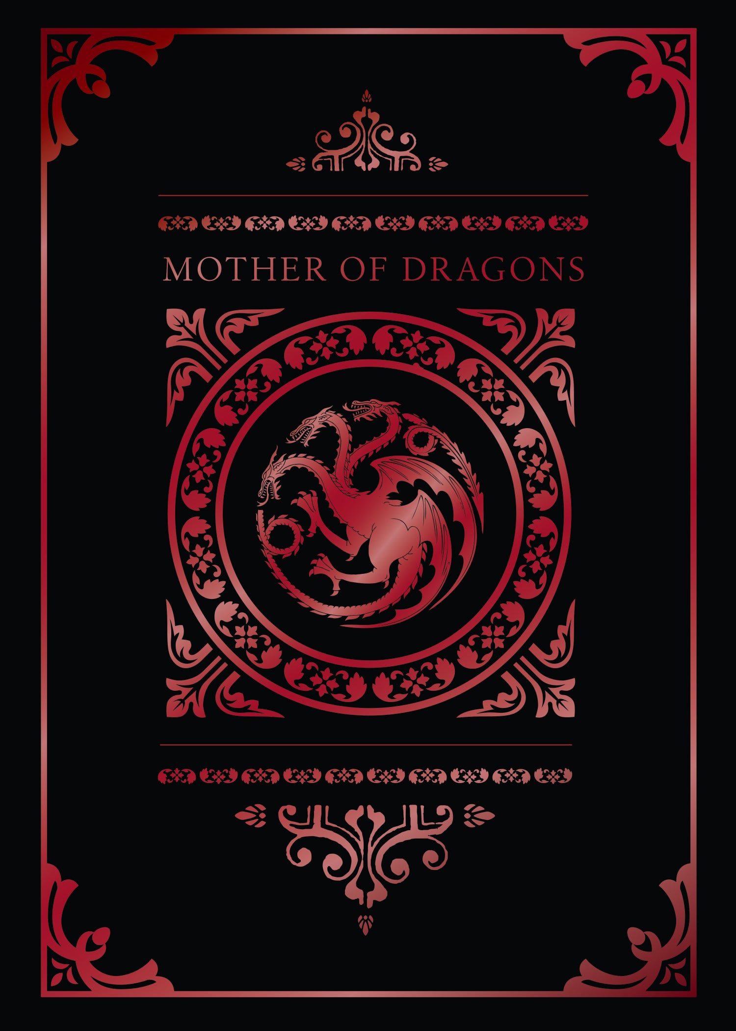 Game of Thrones Mother of Dragons Signature Pop-Up Greeting Card - Perfect for Collectors, GOT Fans, and Special Occasions