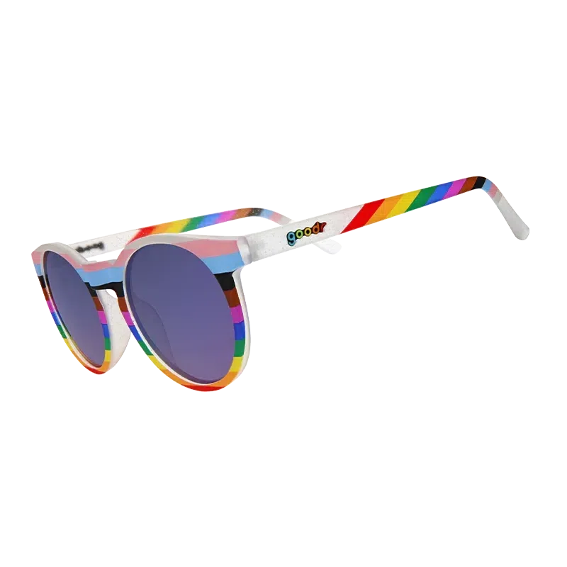Goodr 2023 Pride Sunglasses - Polarized UV Protection Running Cycling Glasses for Men & Women - Perfect for Outdoor Sports, Beach, and Summer Activities