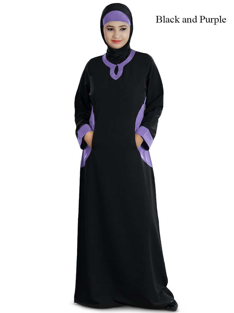 Elegant Daria Abaya for Women - Modest Muslim Prayer Dress - Perfect for Prayer, Mosque, and Special Occasions