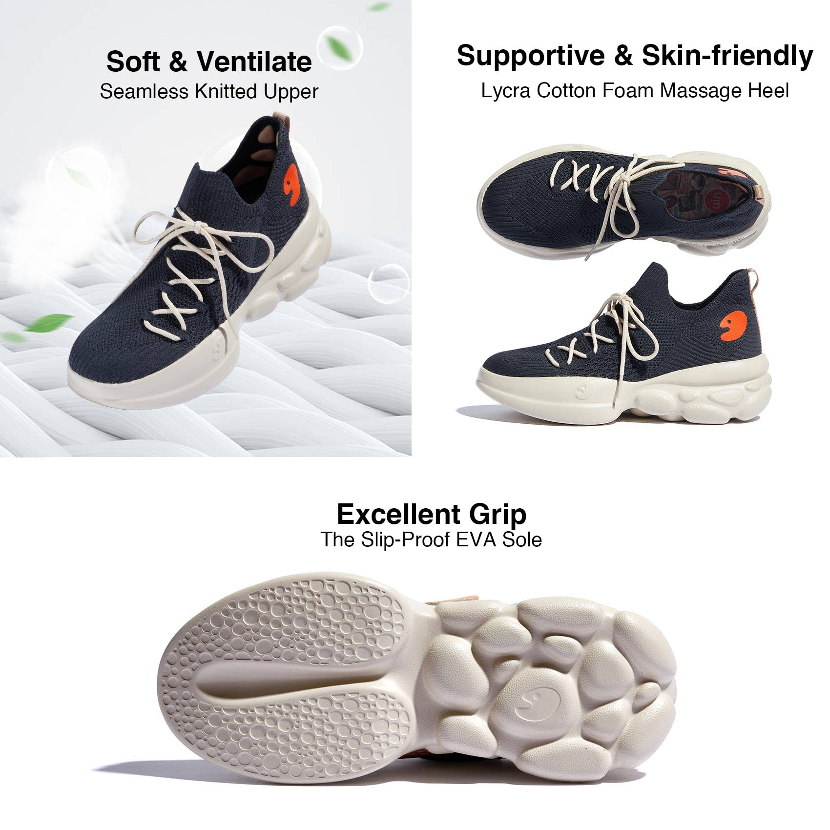 UIN Women's Chunky Fashion Sneakers - Comfortable Walking Shoes for Women, Casual Art Painted Designer Dad Shoes, Perfect for Travel, Work & Everyday Wear - Ronda Collection