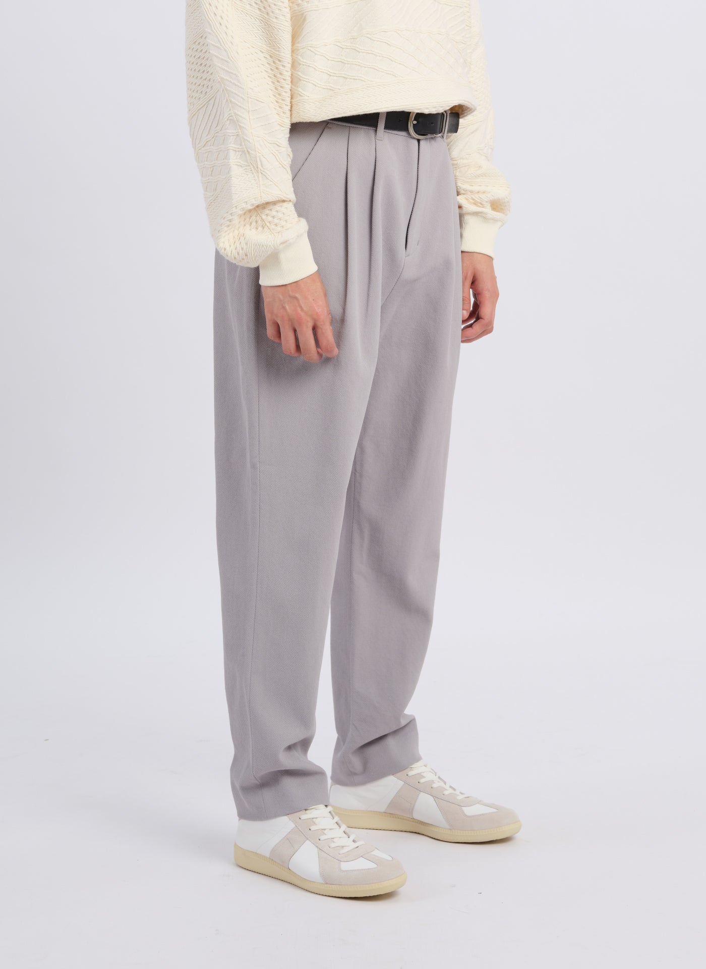 Solotex Garbardine Work Pants - Relaxed Tapered Ankle-Length Professional Trousers for Men & Women | Perfect for Office, Business Casual & Workwear