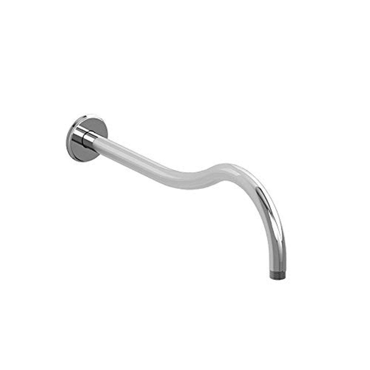 Riobel 584C 16-Inch Chrome Shower Arm - Durable Bathroom Fixture for Modern & Traditional Showers