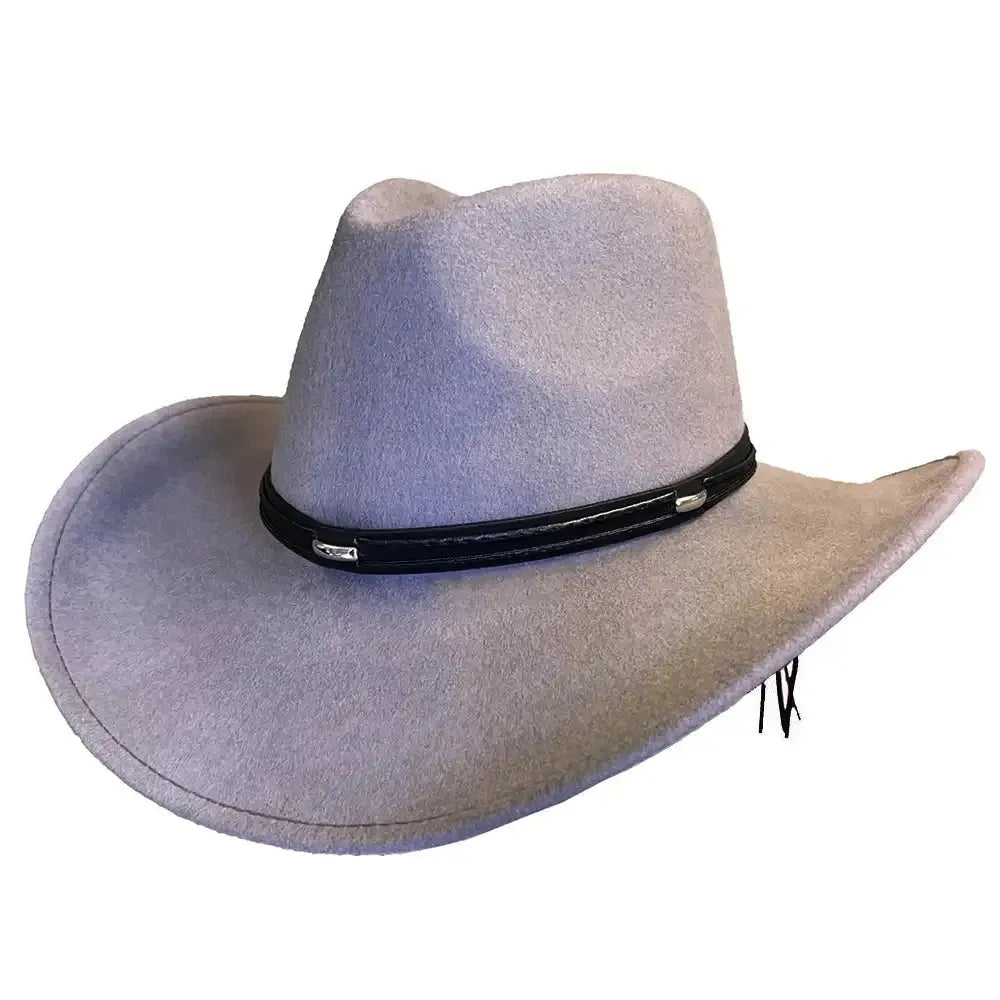Deadwood Trading High Tail Crushable Soft Wool Felt Cowboy Hat for Men & Women - Western Style, Outdoor Adventure, Rodeo & Country Fashion