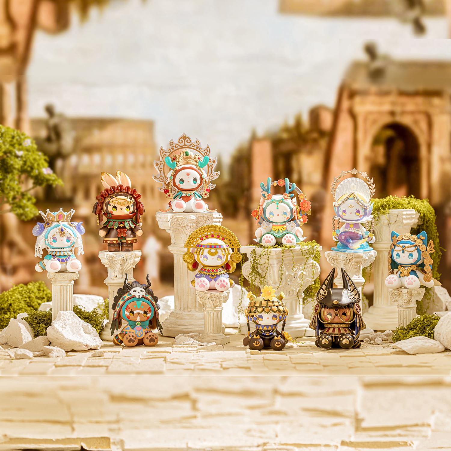 Secret Forest River of Time Series Blind Box - 8PCS Mystery Collectible Figures Set, Cute Desktop Toys for Birthday Gifts | Perfect for Home Decor, Office Display & Surprise Party Favors