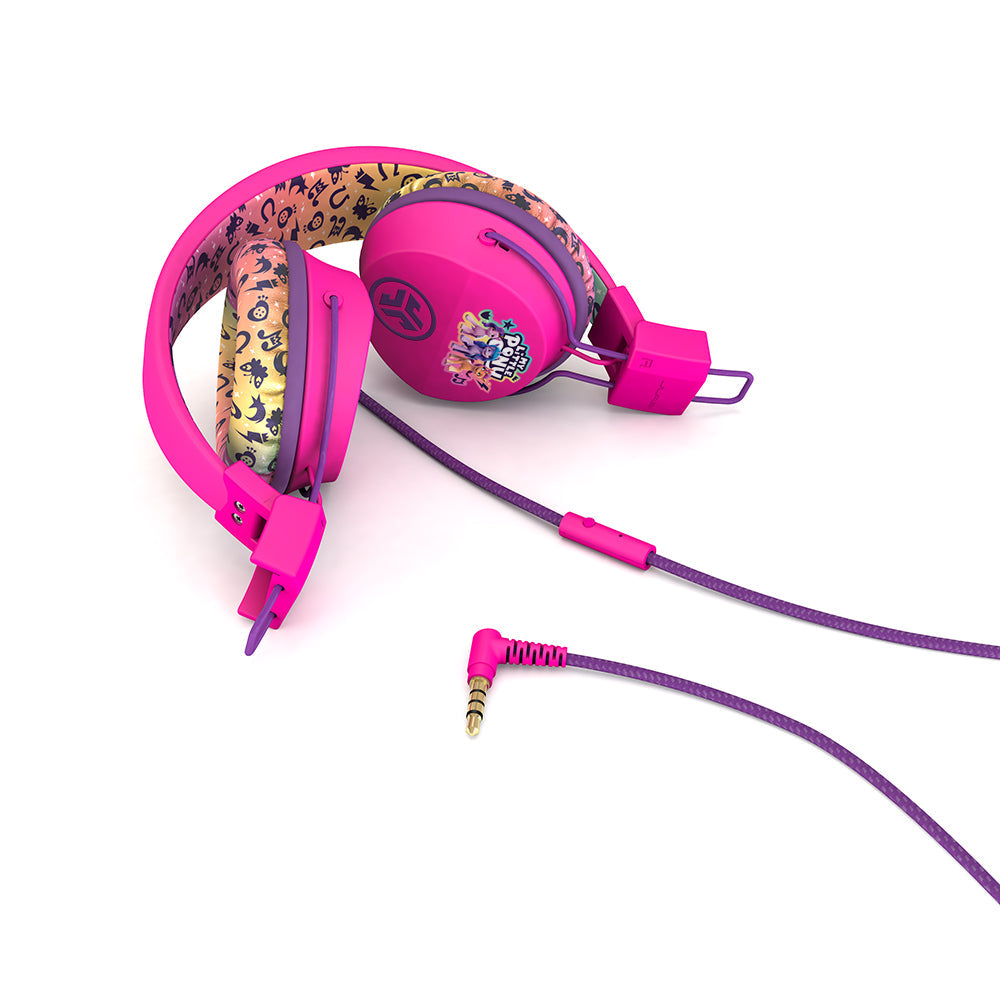 My Little Pony JBuddies Studio On-Ear Kids Headphones with Volume Limiter - Safe for Children, Pink & Purple, Perfect for School, Travel, and Home Entertainment