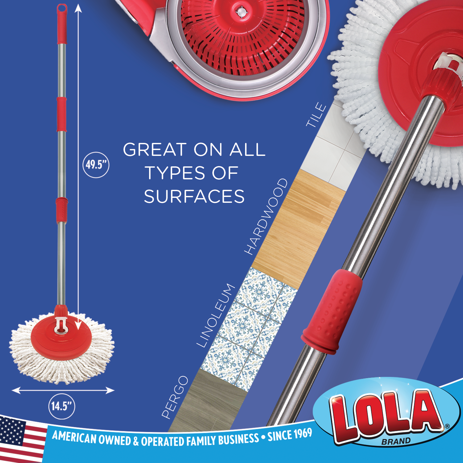 Premium Microfiber Spin Mop Refill Replacement - Super Absorbent, Washable & Reusable - Perfect for Hardwood Floors, Tile & Laminate Cleaning - Home & Kitchen Essential