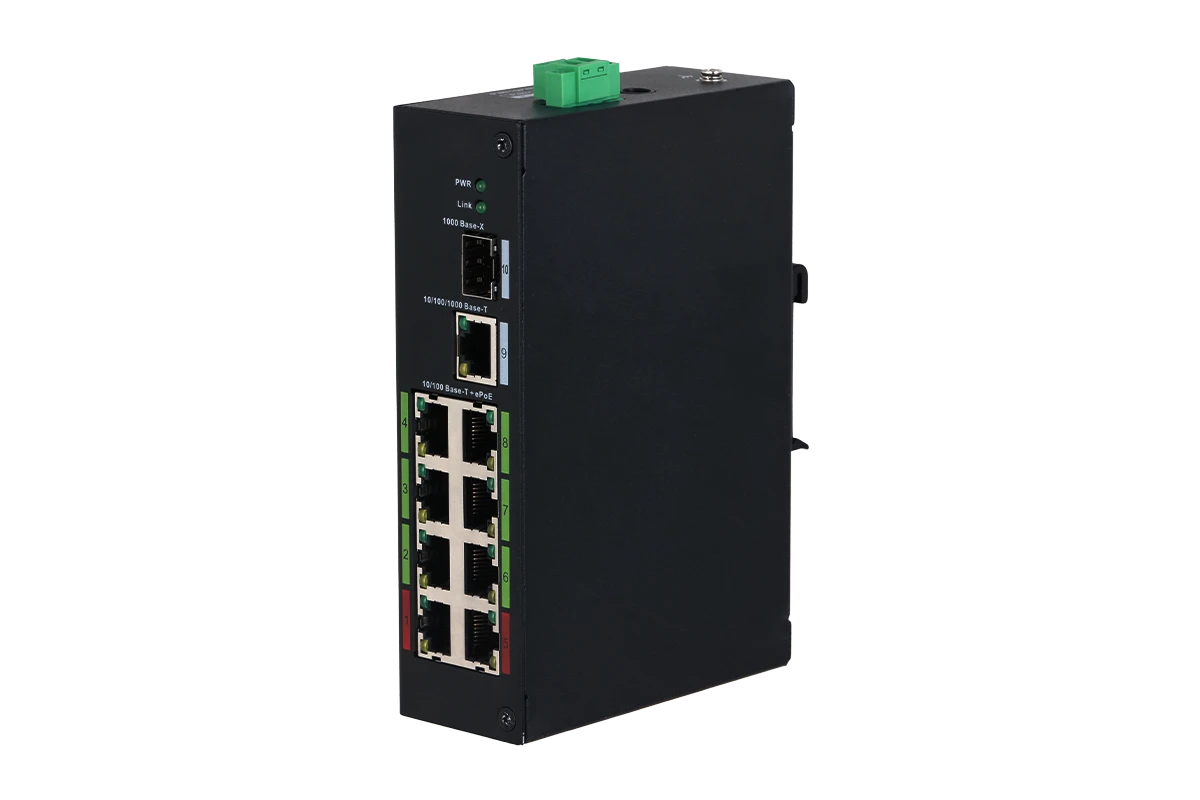 Lorex 8 Port ePoE Switch - High Speed Power Over Ethernet Network Switch for Security Cameras & IP Devices | Perfect for Home & Business Surveillance Systems