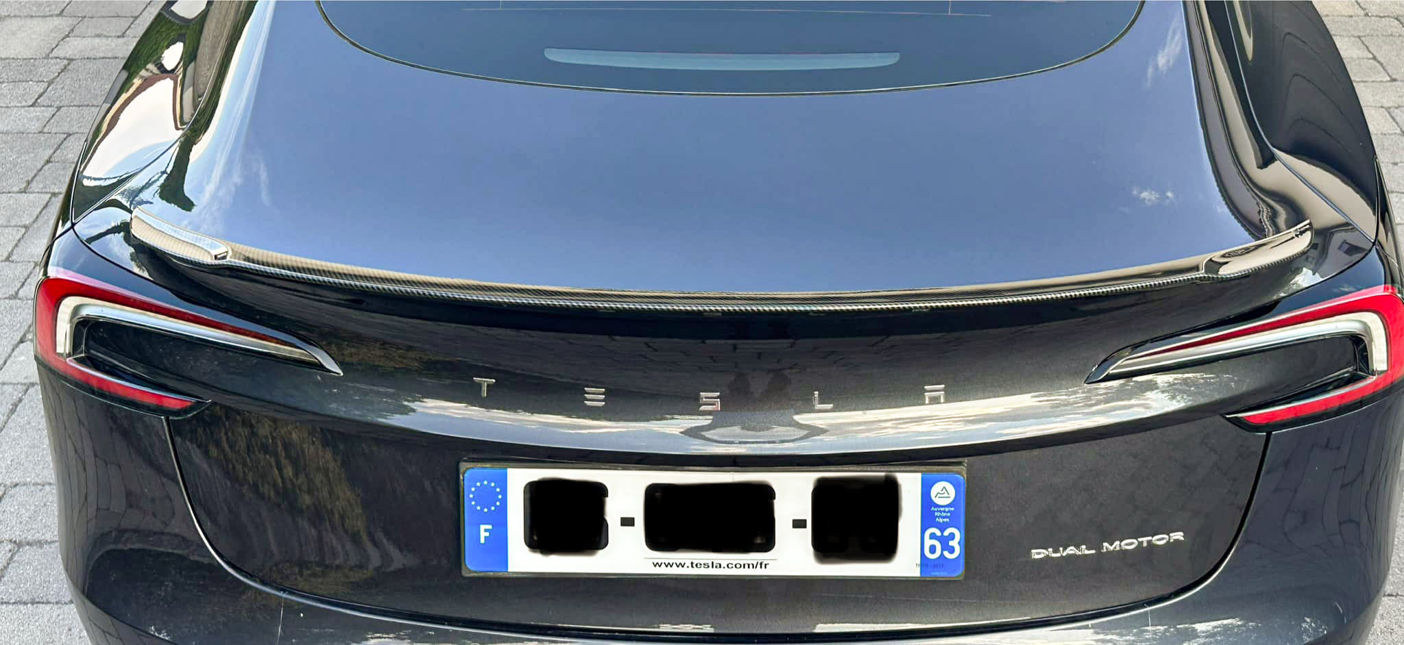 Tesla Model 3 Highland Performance Style Rear Spoiler - ABS Plastic Spoiler for 2024+ Tesla Model 3 - Enhances Aerodynamics & Sporty Look - Perfect for Street Racing & Car Shows