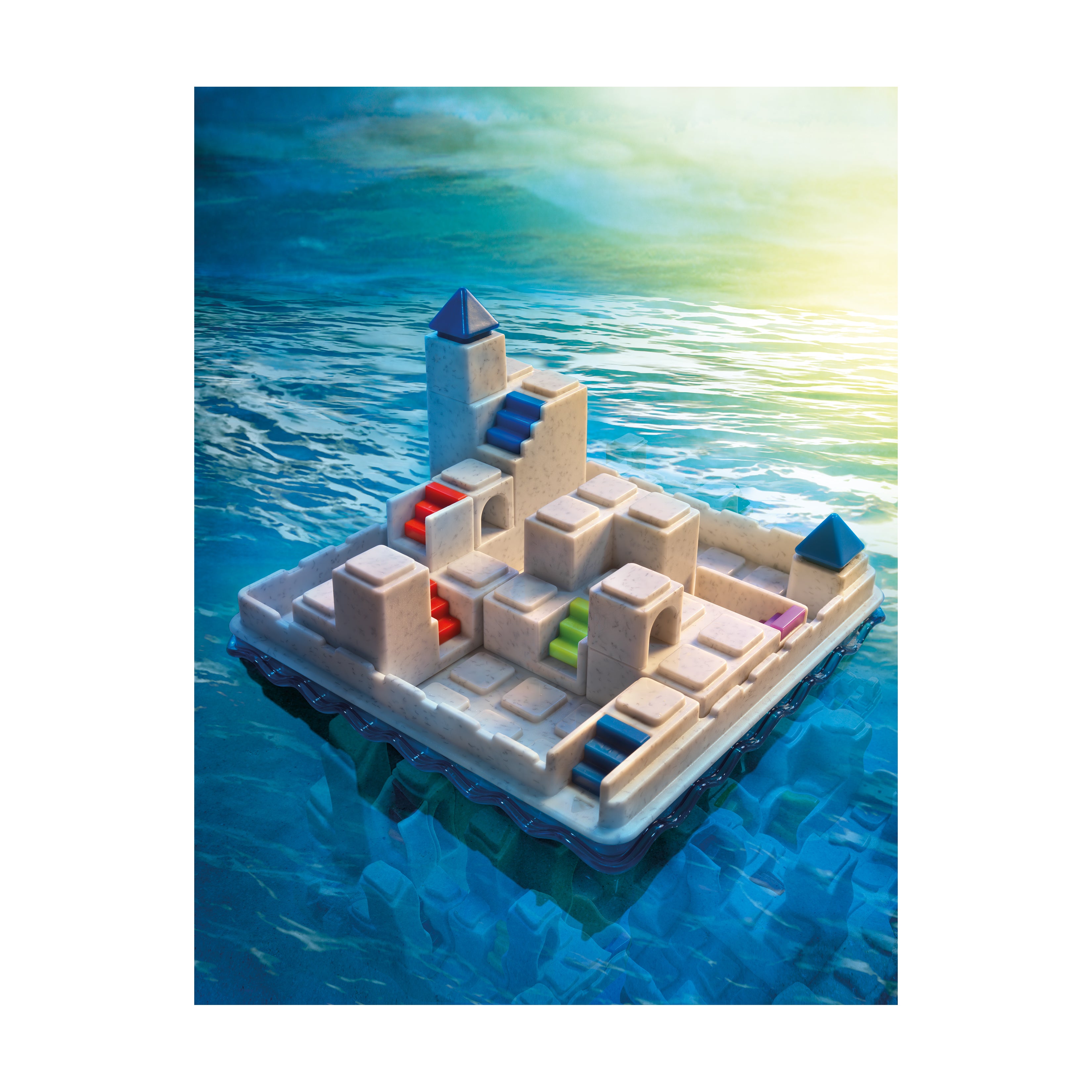 Atlantis Escape 3D Puzzle Board Game - Challenging Family Adventure Strategy Game for Kids & Adults - Perfect for Family Game Nights & STEM Learning Activities