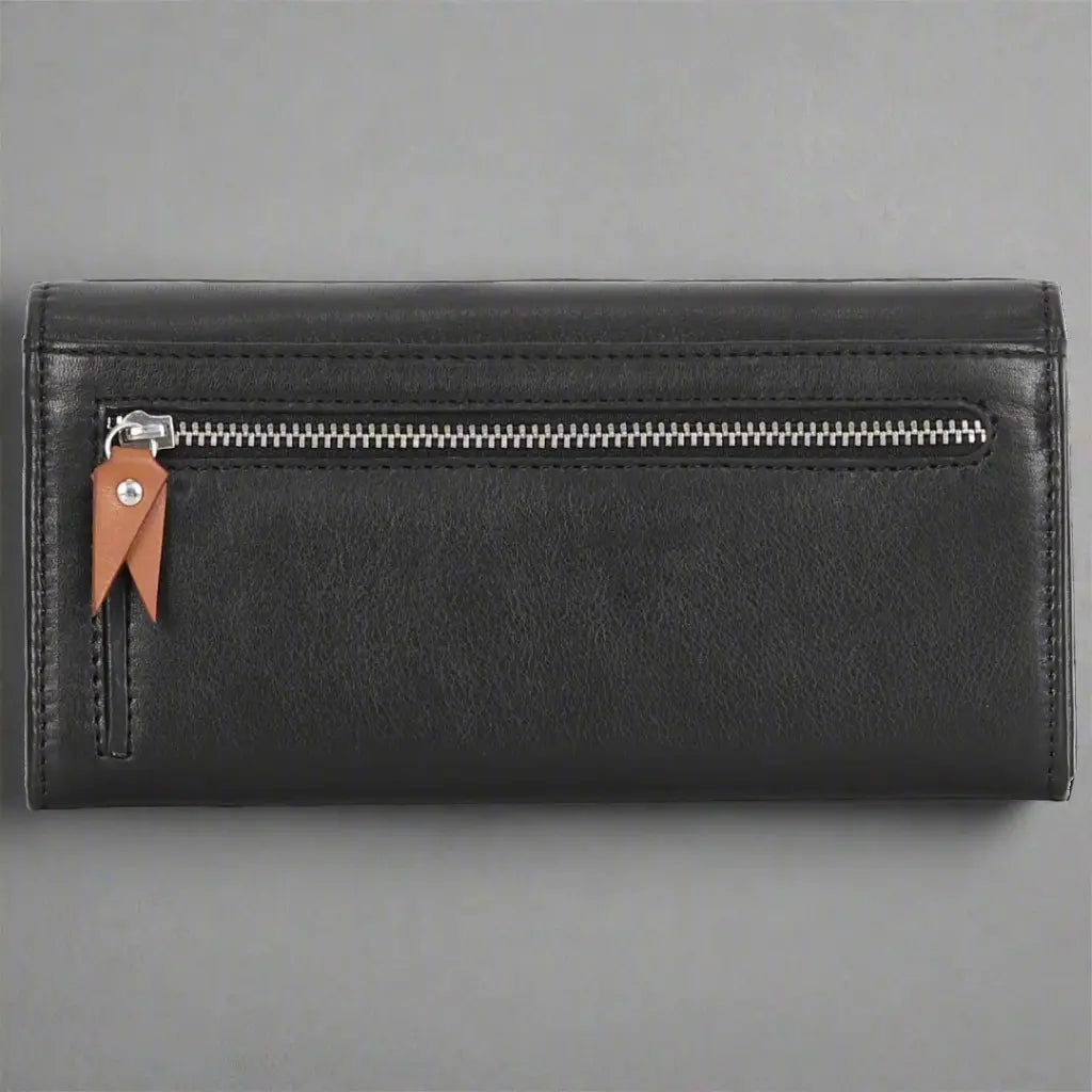 Durable Women's Leather Wallet with Handmade Stitching - Perfect for Everyday Use, Travel & Gift Giving