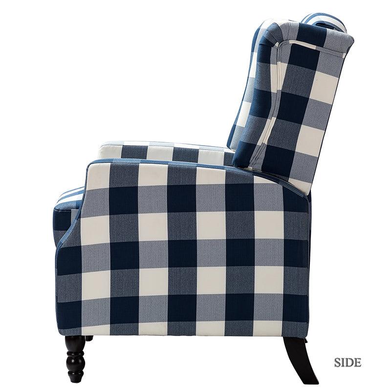Lilith Upholstered Recliner Chair - Adjustable Backrest & Footrest, Ergonomic Living Room Reclining Chair for Relaxing, Reading & Watching TV