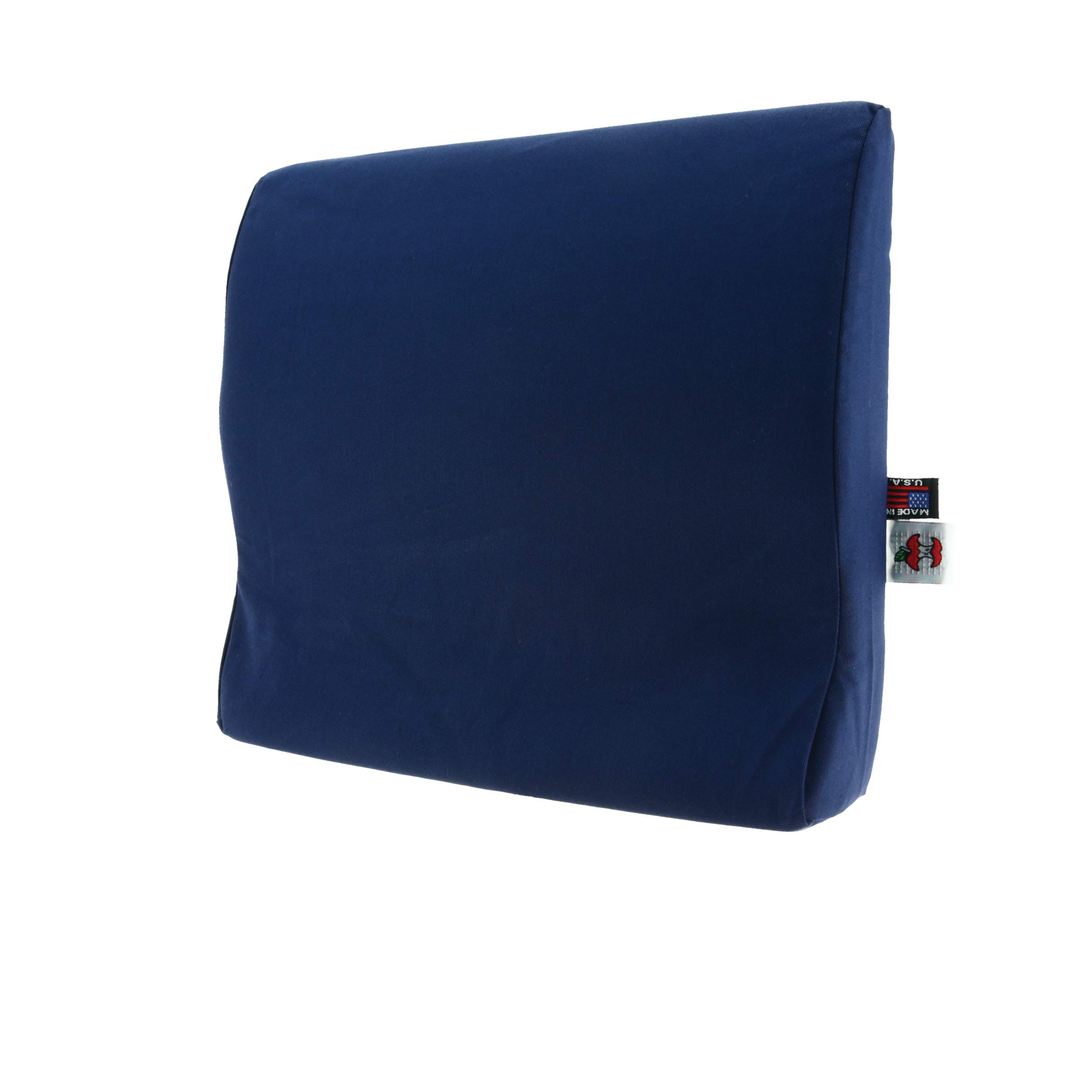 Lobak Rest™ Blue Back Cushion - Orthopedic Lumbar Support Pillow for Office Chair, Car Seat & Home - Relieves Lower Back Pain & Improves Posture