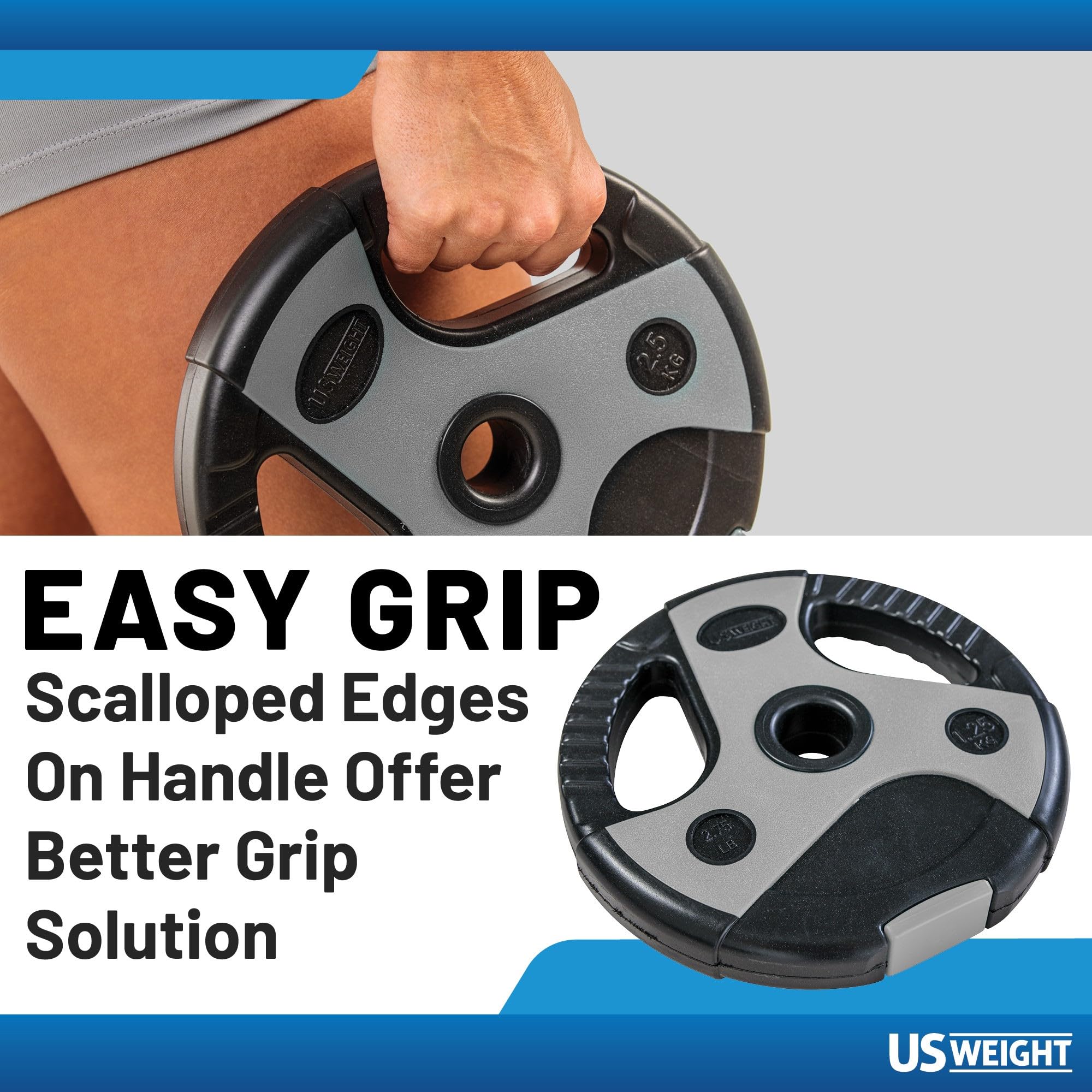 Adjustable Weight Barbell Set for Home Gym - 55
