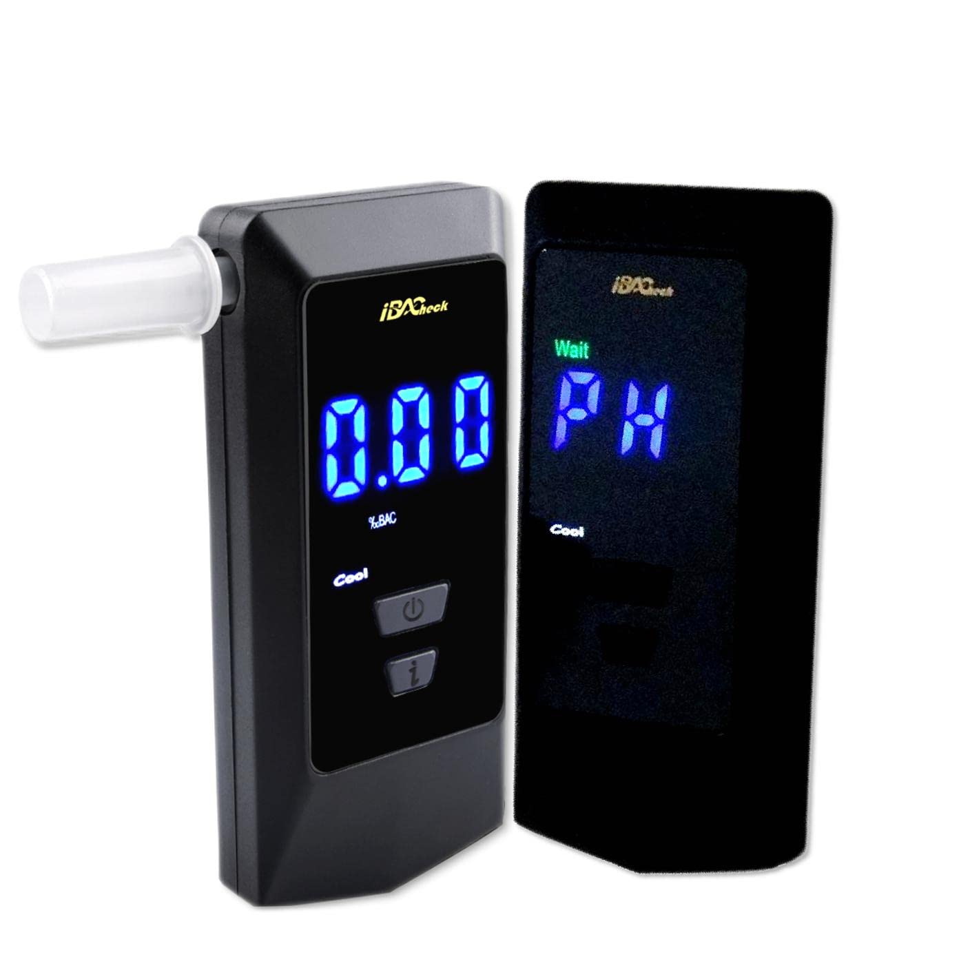 Professional Breathalyzer with Auto Flow Detection & Self-Cleaning - 10 Test Memory, LED Backlit Display for Night Use - Perfect for Personal Alcohol Testing, Workplace Safety & Law Enforcement Scenarios