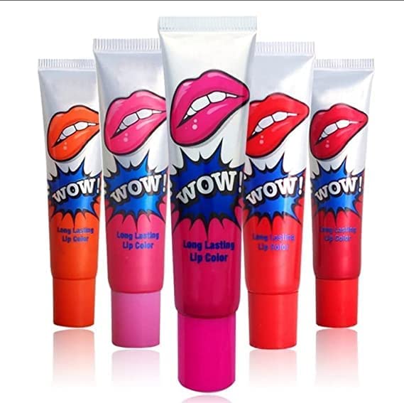 KAYI Beauty 6 Colors Peel Off Lip Stain & Lip Mask Set - Long Lasting Waterproof Lip Tint, Tattoo Magic Lipstick for Women & Girls - Perfect for Parties, Date Night & Daily Makeup Looks
