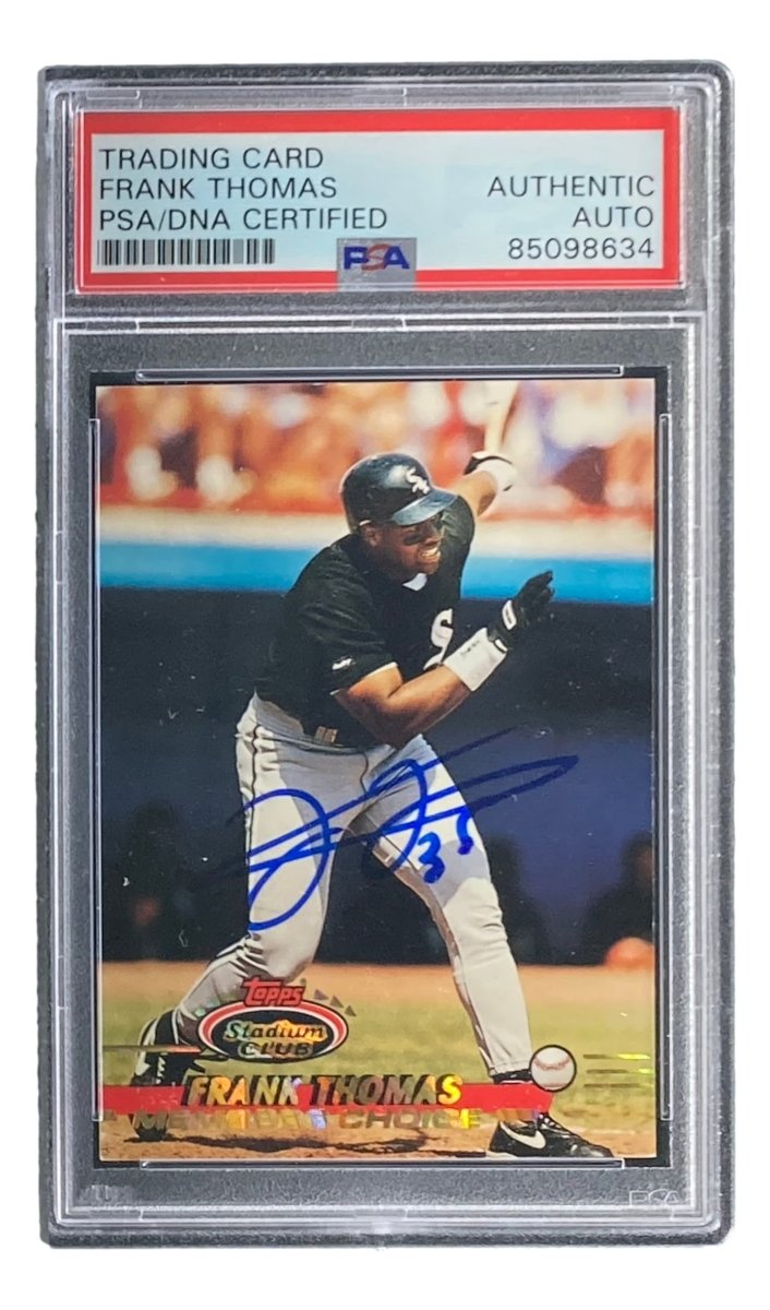 Frank Thomas Signed 1993 Topps #746 Chicago White Sox Baseball Card - PSA/DNA Certified - Perfect for Sports Memorabilia Collectors & White Sox Fans