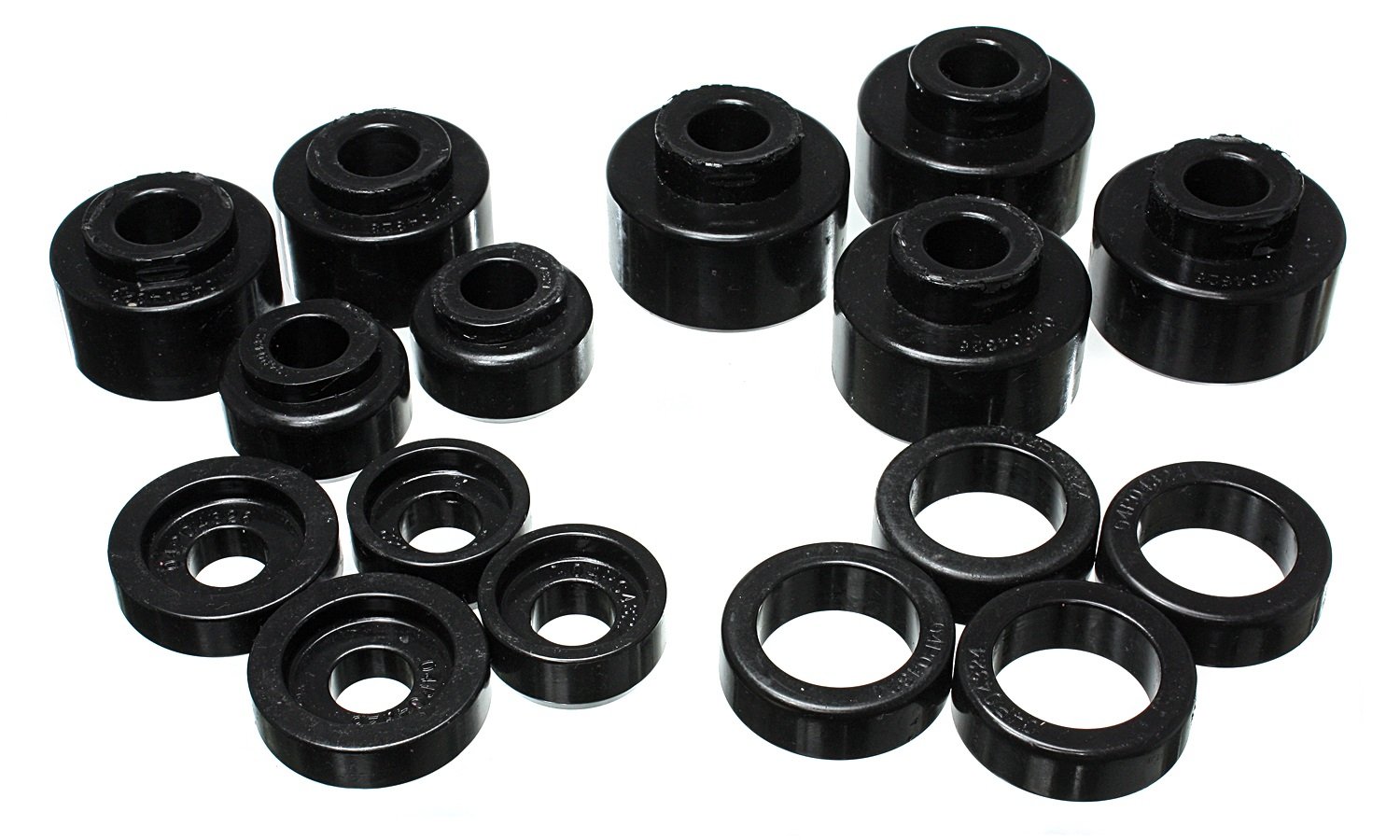 ENERGY SUSPN Energy Suspension 4.4120G Body Mount Set - Durable Polyurethane Bushings for Smooth Ride & Vibration Reduction - Perfect for Off-Road, Truck & SUV Suspension Upgrades