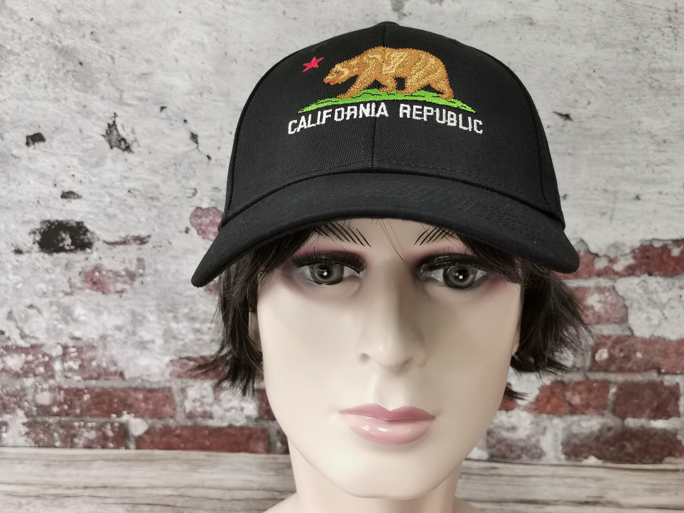 Embroidered California Bear Hats - Stylish Outdoor Caps