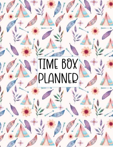 Timebox Planner - Daily & Hourly Productivity Planner for Effective Time Management | Perfect for Work, Study, and Personal Goal Tracking | Organize Your Day with Color-Coded Scheduling System