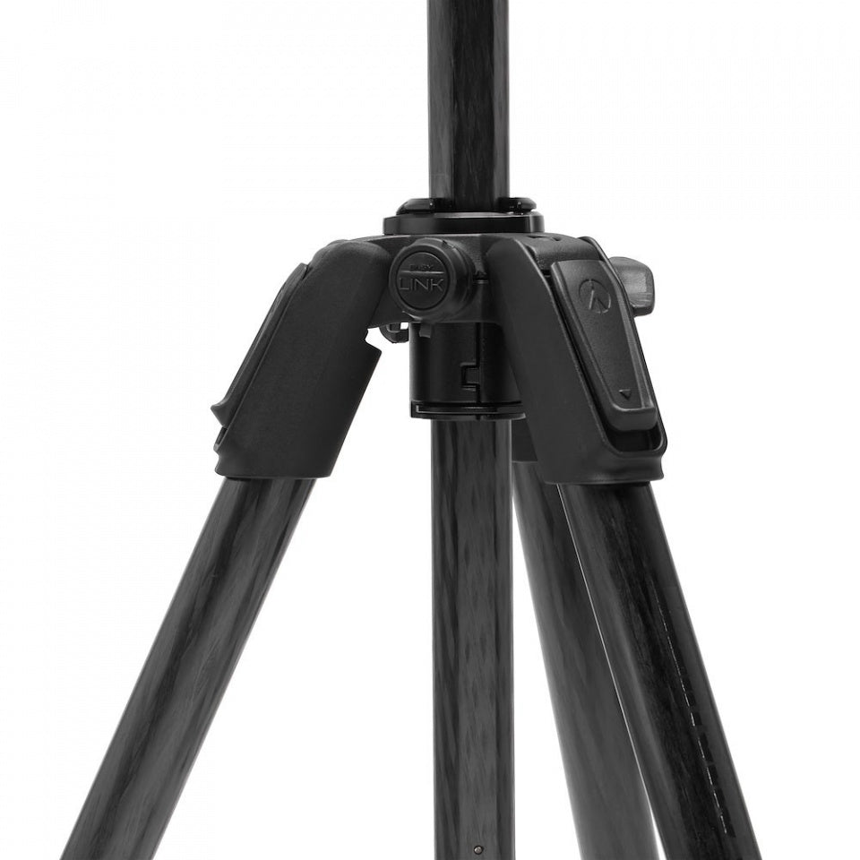 Manfrotto 055XPRO AS Carbon Fiber Tripod Kit with Ball Head - Professional Camera Tripod for Photography, Videography & Travel - Perfect for Outdoor Shoots, Studio Work & Landscape Photography