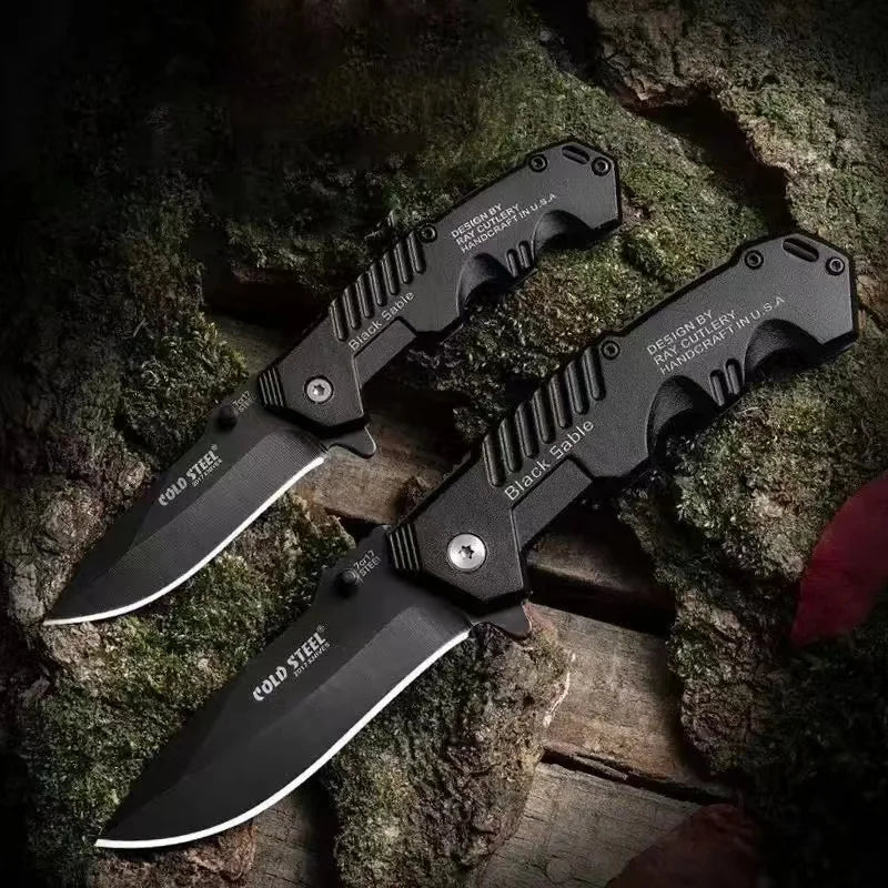 Premium EDC Stainless Steel Folding Knife - Ultra Sharp Tactical Pocket Knife for Camping, Hiking & Survival | Outdoor Gear & Everyday Carry Essentials