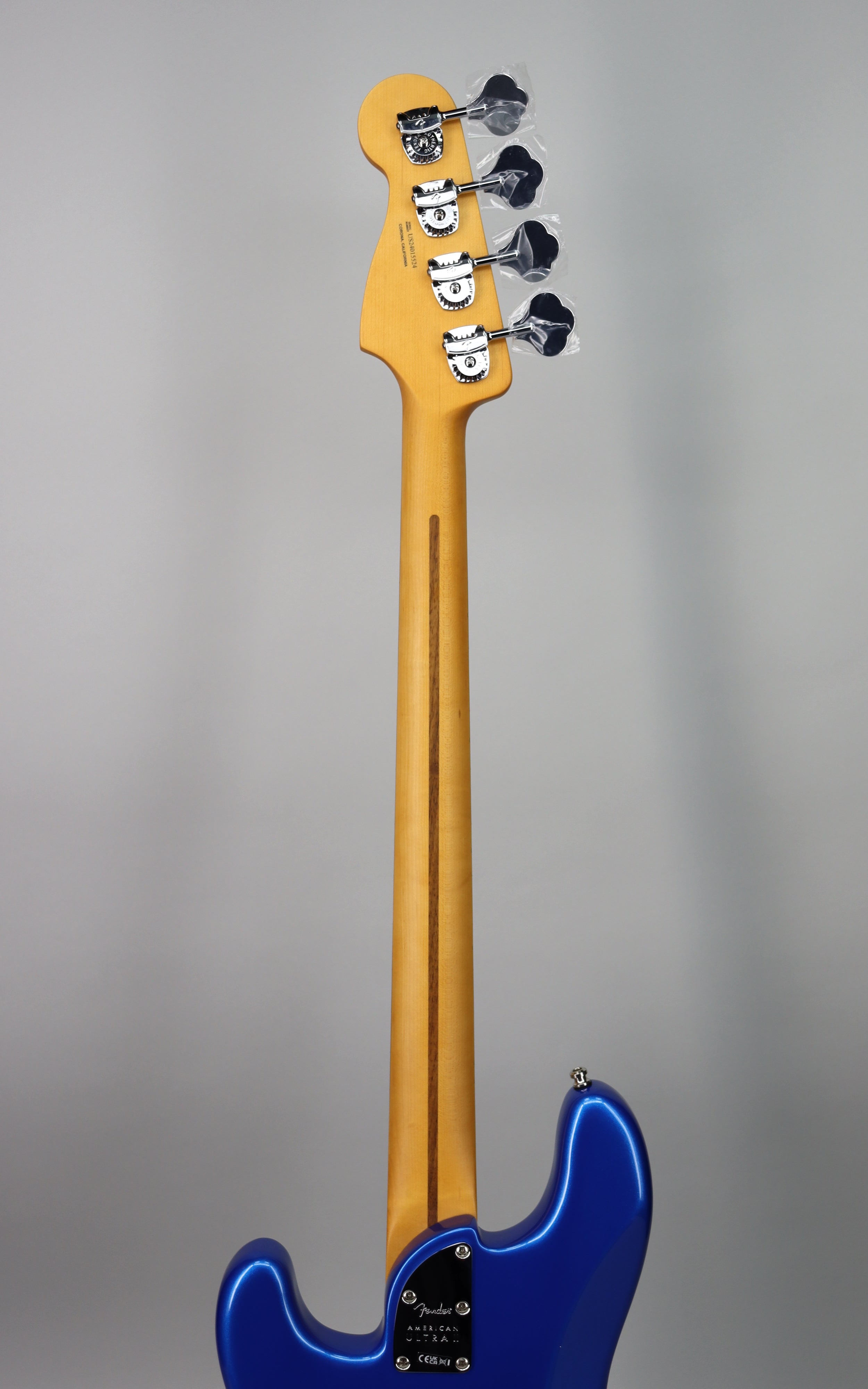 Fender American Ultra II Precision Bass Guitar - Noble Blue Finish | Premium Electric Bass for Professional Musicians & Recording Studios