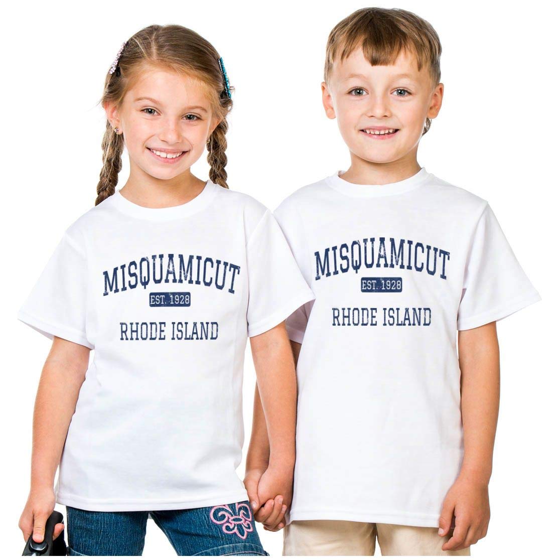 GreatCitees Misquamicut Rhode Island Vintage T-Shirt - Soft Cotton Tee for Beach & Travel Lovers - Perfect for Summer Vacations & Coastal Getaways