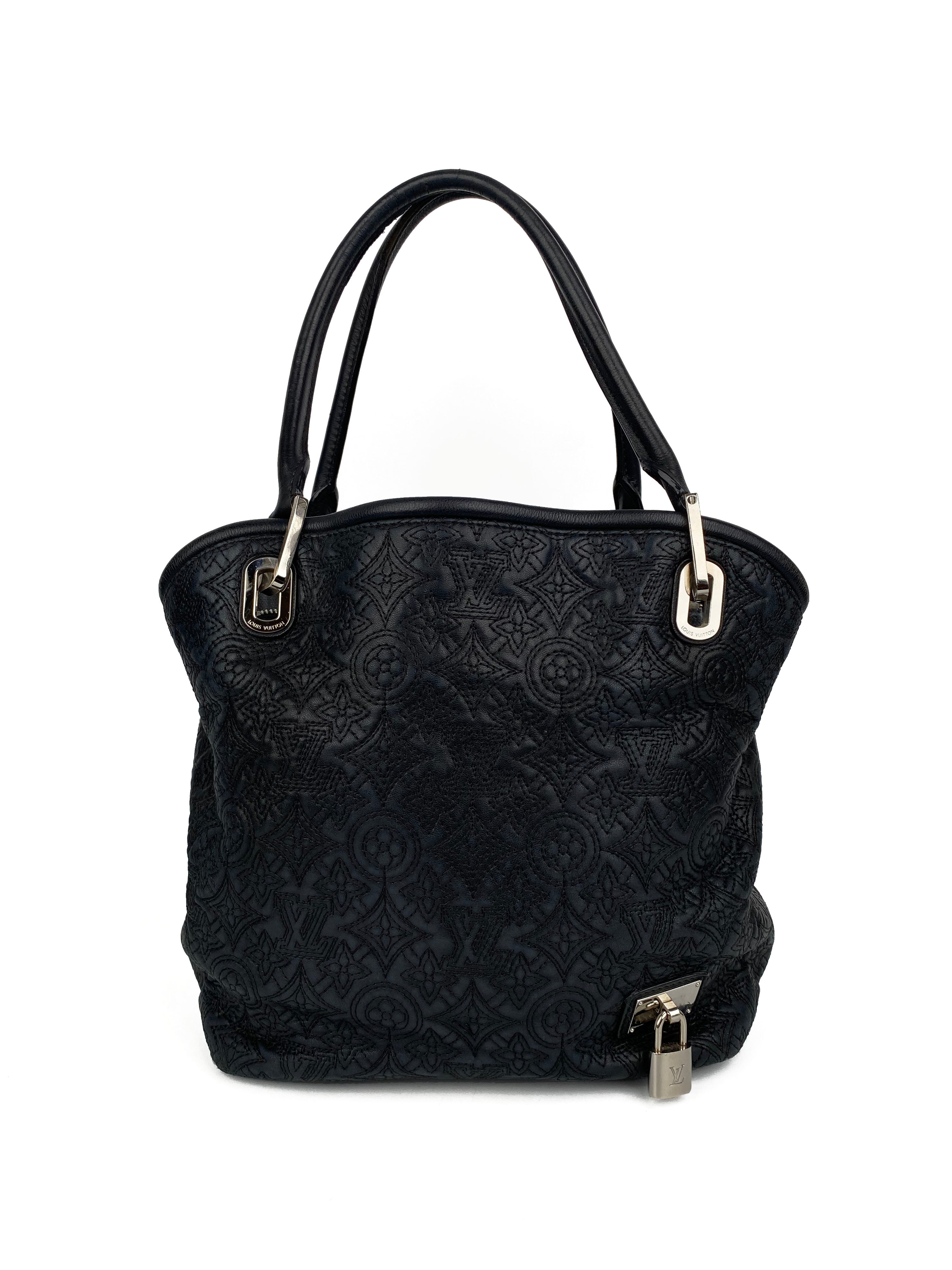 Authentic Louis Vuitton Black Antheia Hobo PM Handbag - Luxury Leather Shoulder Bag for Women | Perfect for Work, Travel & Evening Events