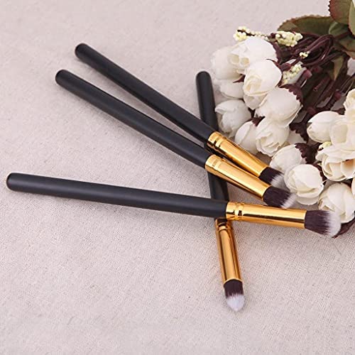 Professional Meesh Eyeshadow Blending Brush Set of 4 - Soft Bristle Pencil Brush for Eyeshadow, Foundation & Mascara Application - Perfect for Makeup Artists & Beauty Enthusiasts - Ideal for Daily Makeup, Smokey Eyes & Contouring