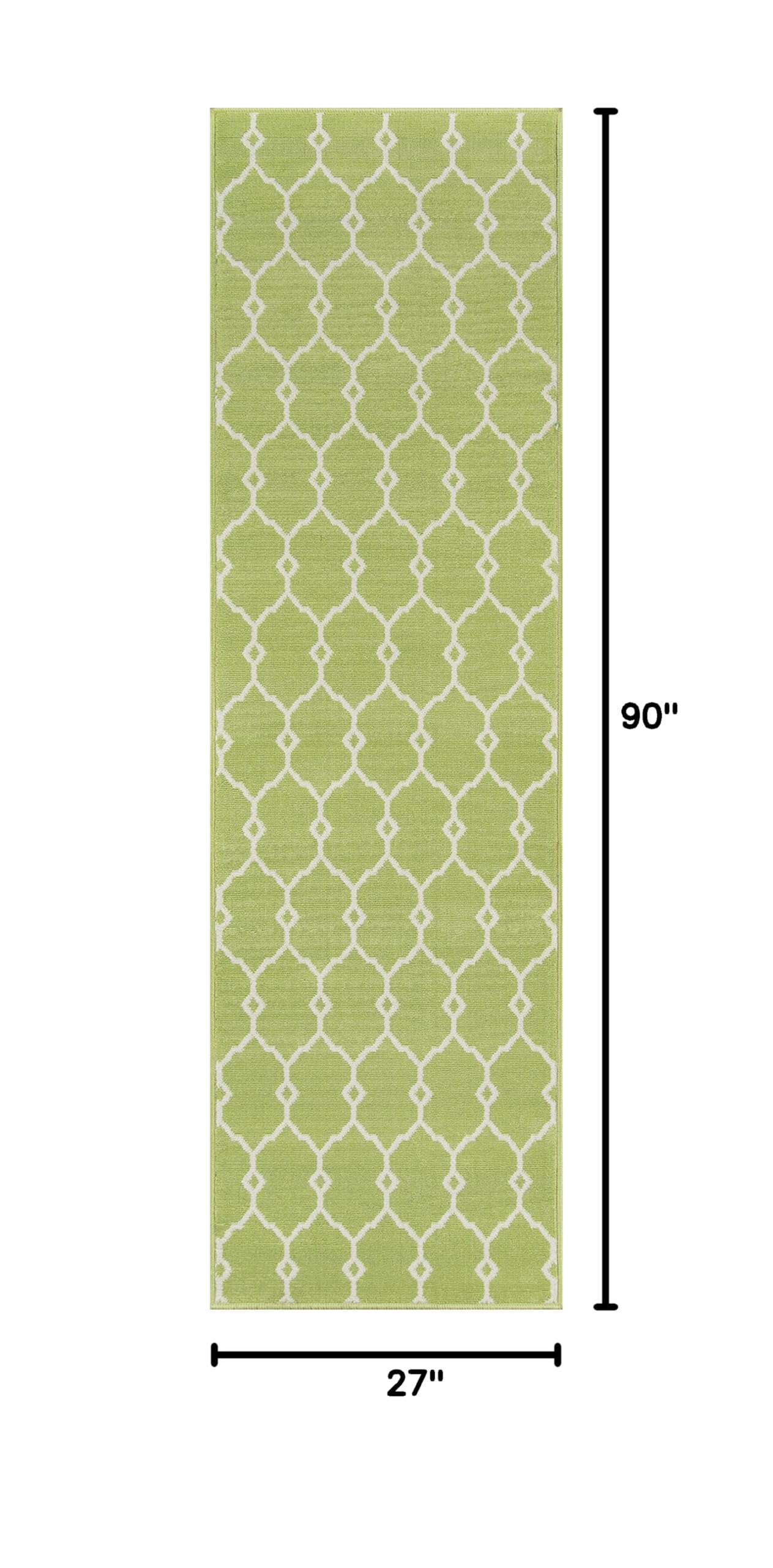 Momeni Rugs Baja Collection Modern Indoor Outdoor Rug - Easy Clean UV Fade Resistant Runner 2'3