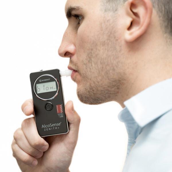Andatech Alcosense Zenith+ Personal Breathalyser - Professional Alcohol Breath Tester for Accurate BAC Measurement | Perfect for Drivers, Workplace Safety & Personal Use