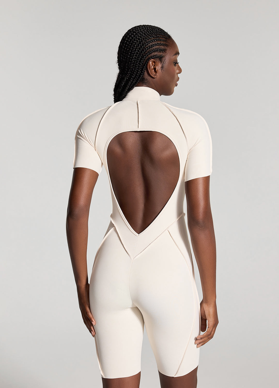 Stylish & Comfortable Women's Shorts Catsuit - Perfect for Yoga, Workout & Dance | Trendy One-Piece Outfit for Fitness & Lounge Wear