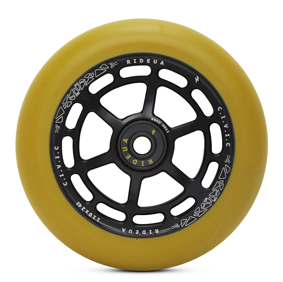 UrbanArtt Civic Wheels 30mm Wide - Premium Alloy Car Rims for Sedans & Compact Cars - Perfect for City Driving & Performance Upgrades