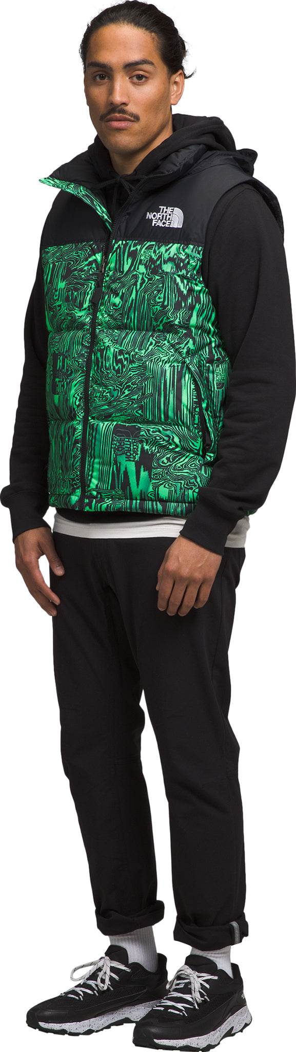 1996 Retro Nuptse Vest for Men - Lightweight Puffer Vest Jacket for Outdoor Winter Activities, Hiking & Casual Wear
